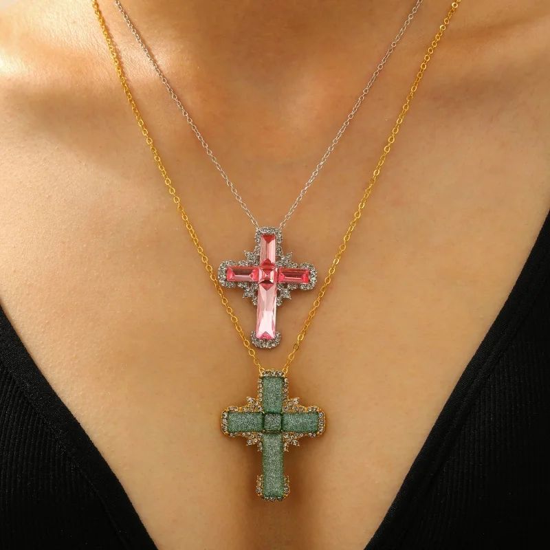 New Color Cross Necklace Unique Design Fashionable And Versatile Women s Collar Chain Sweater Chain Jewelry Etc
New Color Cross Necklace Unique Design Fashionable And Versatile Women s Collar Chain Sweater Chain Jewelry Etc