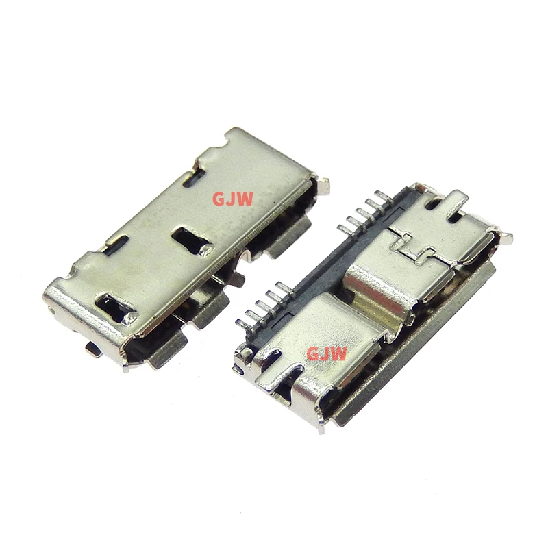 2pcs Micro USB 3.0 B Type SMT Female Socket SMD2 10pin USB Connector for Mobile Hard Disk Drives Data Interface
2pcs Micro USB 3.0 B Type SMT Female Socket SMD2 10pin USB Connector for Mobile Hard Disk Drives Data Interface