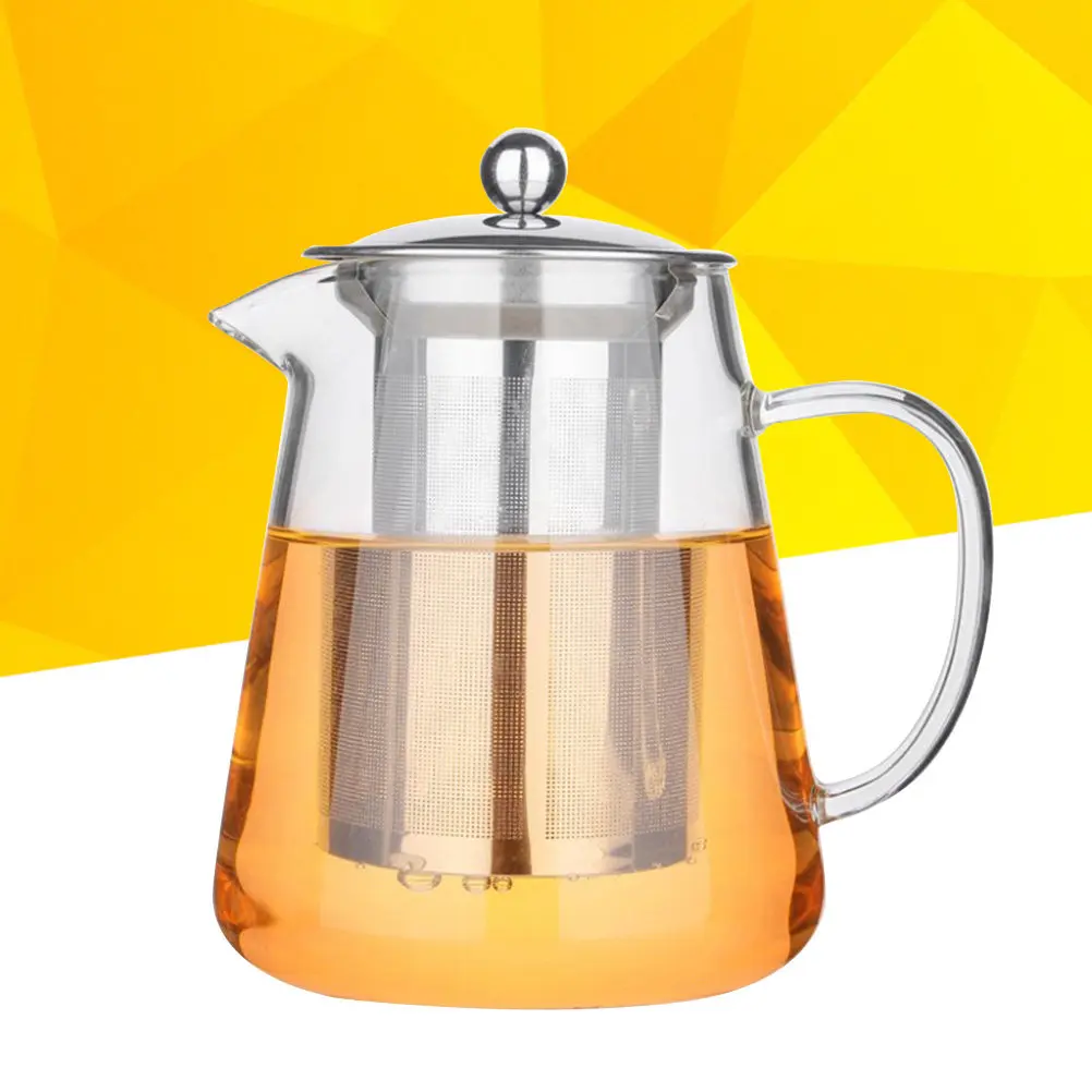 Чайник из боросиликатного стекла объемом 950 мл (32 унции), термостойкий, прозрачный, для заваривания рассыпного чая и цветочного чая, с нержавеющей сталью
Чайник из боросиликатного стекла объемом 950 мл (32 унции), термостойкий, прозрачный, для заваривания рассыпного чая и цветочного чая, с нержавеющей сталью