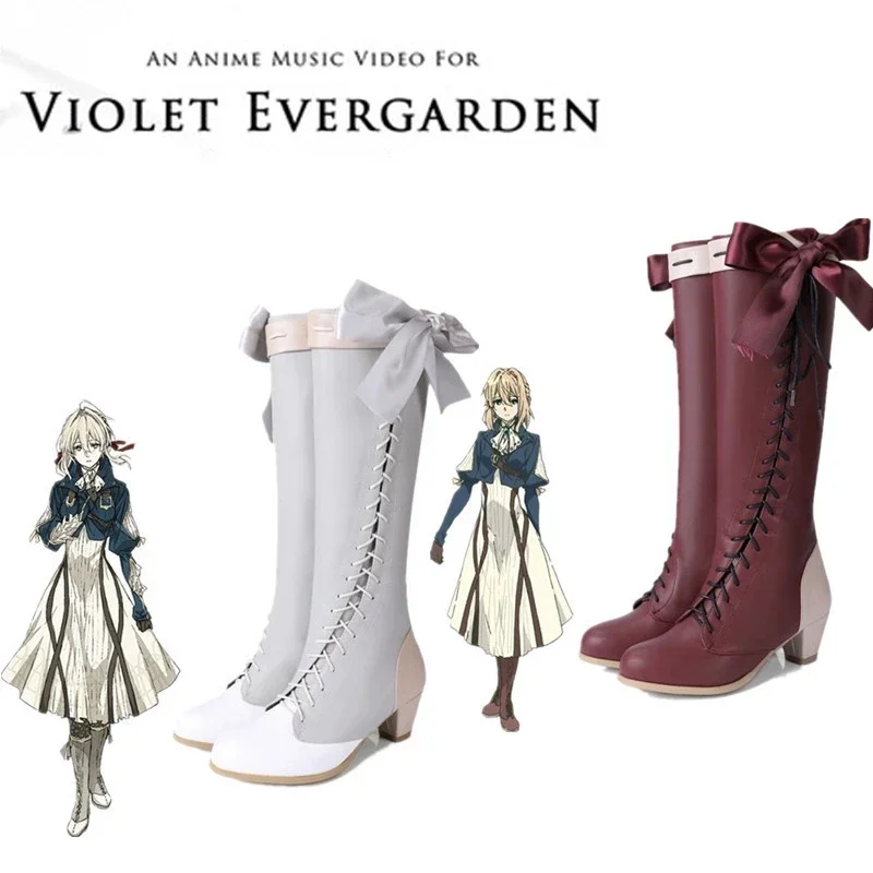 Anime Violet Evergarden Violet Evergarden Cosplay Shoes Boots Zipper-up Halloween Carnival Party Shoes for Women
Anime Violet Evergarden Violet Evergarden Cosplay Shoes Boots Zipper-up Halloween Carnival Party Shoes for Women