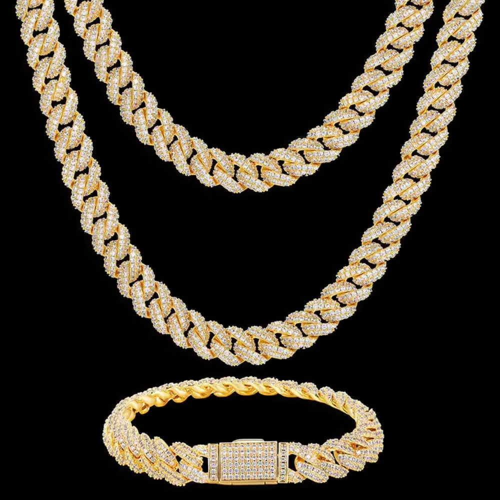 Direct Factory Price Iced Out 10mm Gold Plated 925 Sterling Silver Vvs Moissanite Diamond Miami Cuban Lin Chain Necklace
Direct Factory Price Iced Out 10mm Gold Plated 925 Sterling Silver Vvs Moissanite Diamond Miami Cuban Lin Chain Necklace