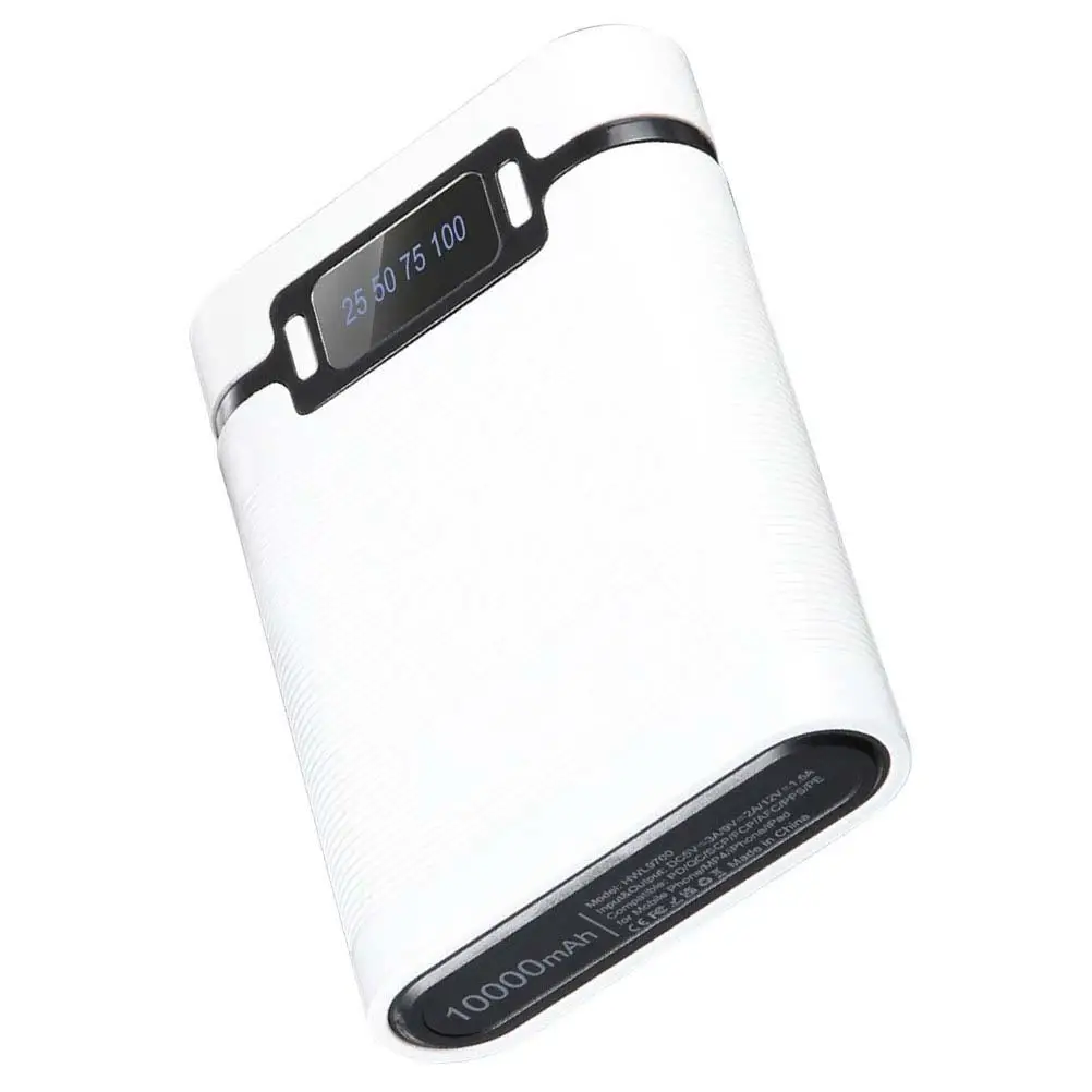 PortableRechargeable Batteries Box Dual USB Fast Charging White Power Bank Case Accessories
PortableRechargeable Batteries Box Dual USB Fast Charging White Power Bank Case Accessories