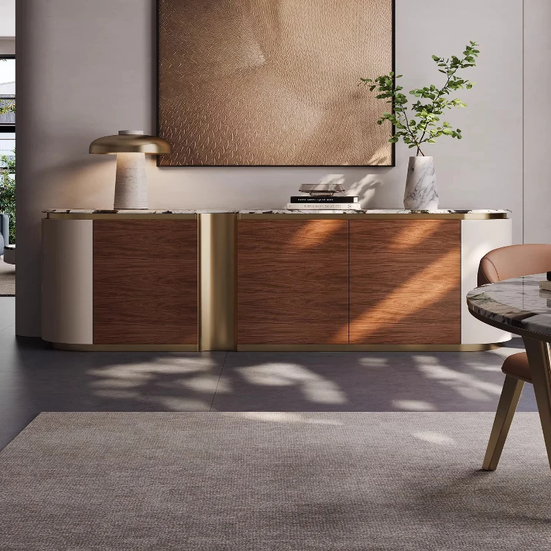 Modern retro-style solid wood sideboard integrated wall-walled second-hand storage cabinet
Modern retro-style solid wood sideboard integrated wall-walled second-hand storage cabinet