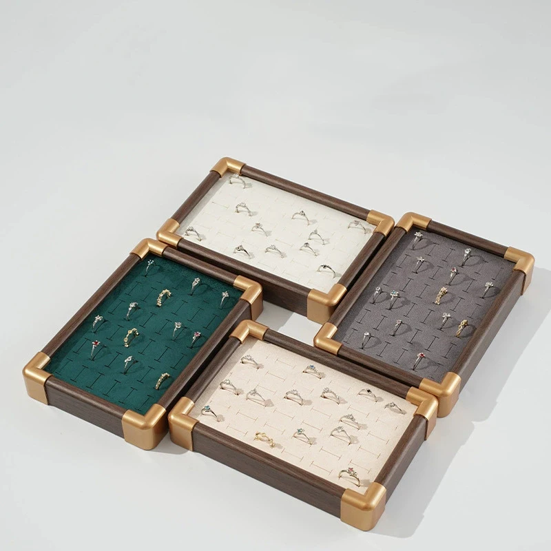 Fashion Velvet 36 Slots Ring Display Tray Multipurpose Finger Rings Earrings Cufflink Storage Plate Counter Showcase Prop
Fashion Velvet 36 Slots Ring Display Tray Multipurpose Finger Rings Earrings Cufflink Storage Plate Counter Showcase Prop