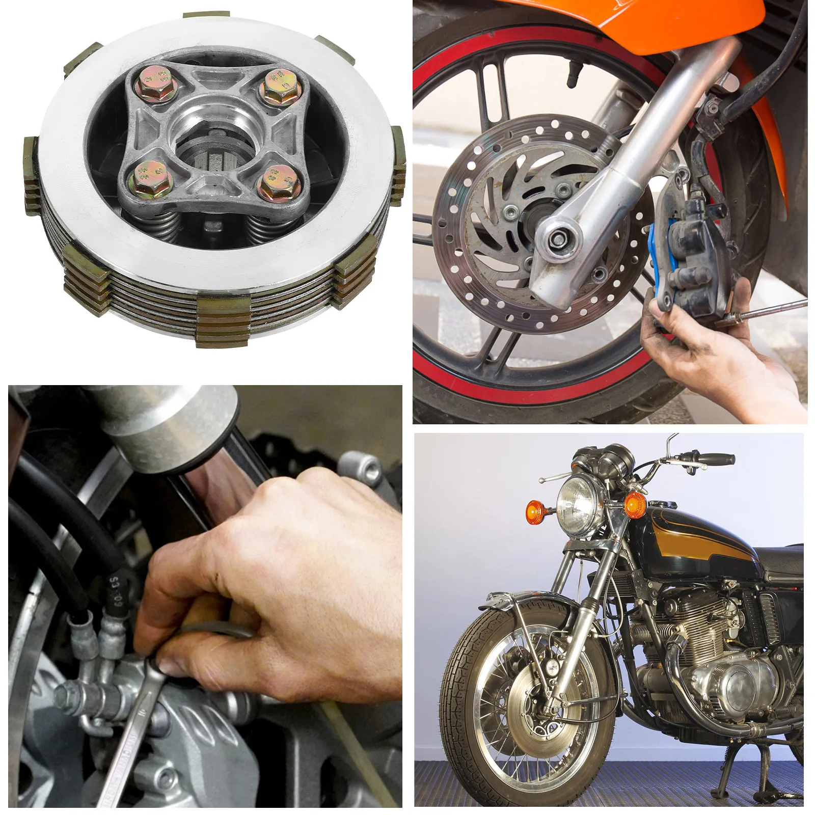 Motorcycle Clutch Pad Assembly Heavy Duty Wear Resistant Smooth Operation for Dirt Bike Atv Scooter Pit Bike Engine Clutch
Motorcycle Clutch Pad Assembly Heavy Duty Wear Resistant Smooth Operation for Dirt Bike Atv Scooter Pit Bike Engine Clutch