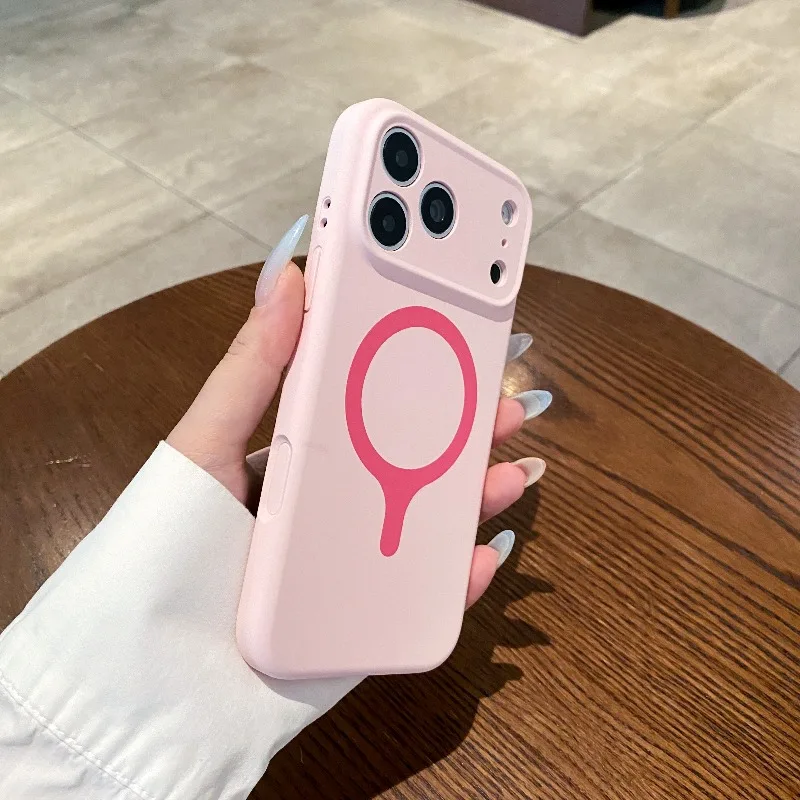 Luxury Smooth Liquid Silicone for Magsafe Case for IPhone 18 Pro 17 Air 16 15 14 Pro Max Candy Soft Bumper Wireless Charge Cover
Luxury Smooth Liquid Silicone for Magsafe Case for IPhone 18 Pro 17 Air 16 15 14 Pro Max Candy Soft Bumper Wireless Charge Cover