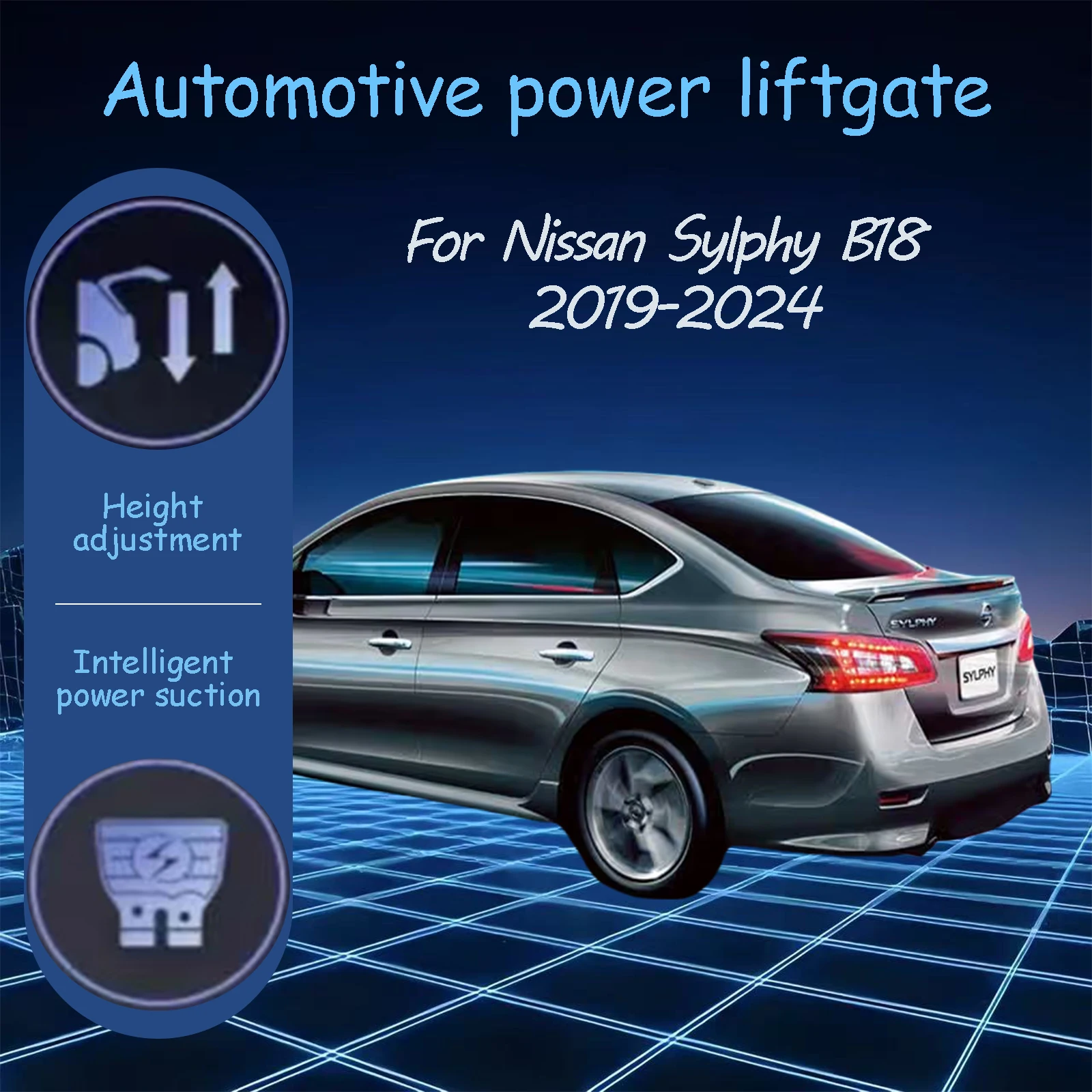 For Nissan Sylphy B18 2019-2024 Electric tailgate automatic suction locks suitable Trunk modification system
For Nissan Sylphy B18 2019-2024 Electric tailgate automatic suction locks suitable Trunk modification system