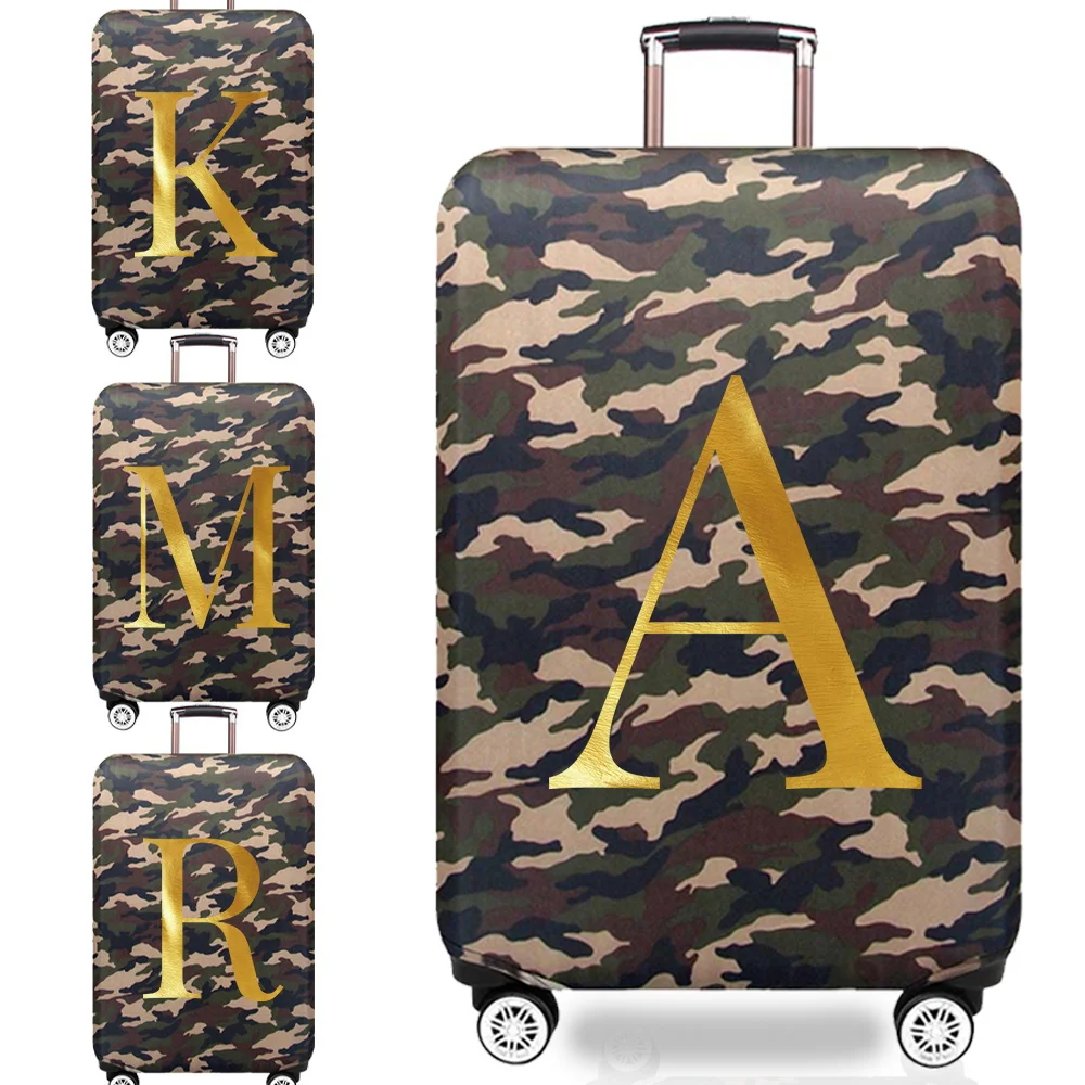 Trolley Box Cover Travel Accessories Camouflage Style Luggage Cover Protector Letter Printing Series 18-32inch Dust Cover
Trolley Box Cover Travel Accessories Camouflage Style Luggage Cover Protector Letter Printing Series 18-32inch Dust Cover
