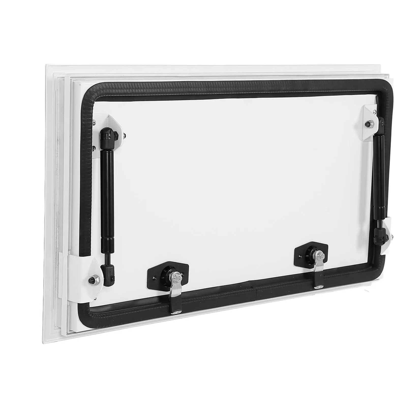 New RV Storage Hatch Door 26x14 Inch UV Resistant Aluminum Alloy Square RV Baggage Door with Lock Support Rod for Camper Caravan
New RV Storage Hatch Door 26x14 Inch UV Resistant Aluminum Alloy Square RV Baggage Door with Lock Support Rod for Camper Caravan