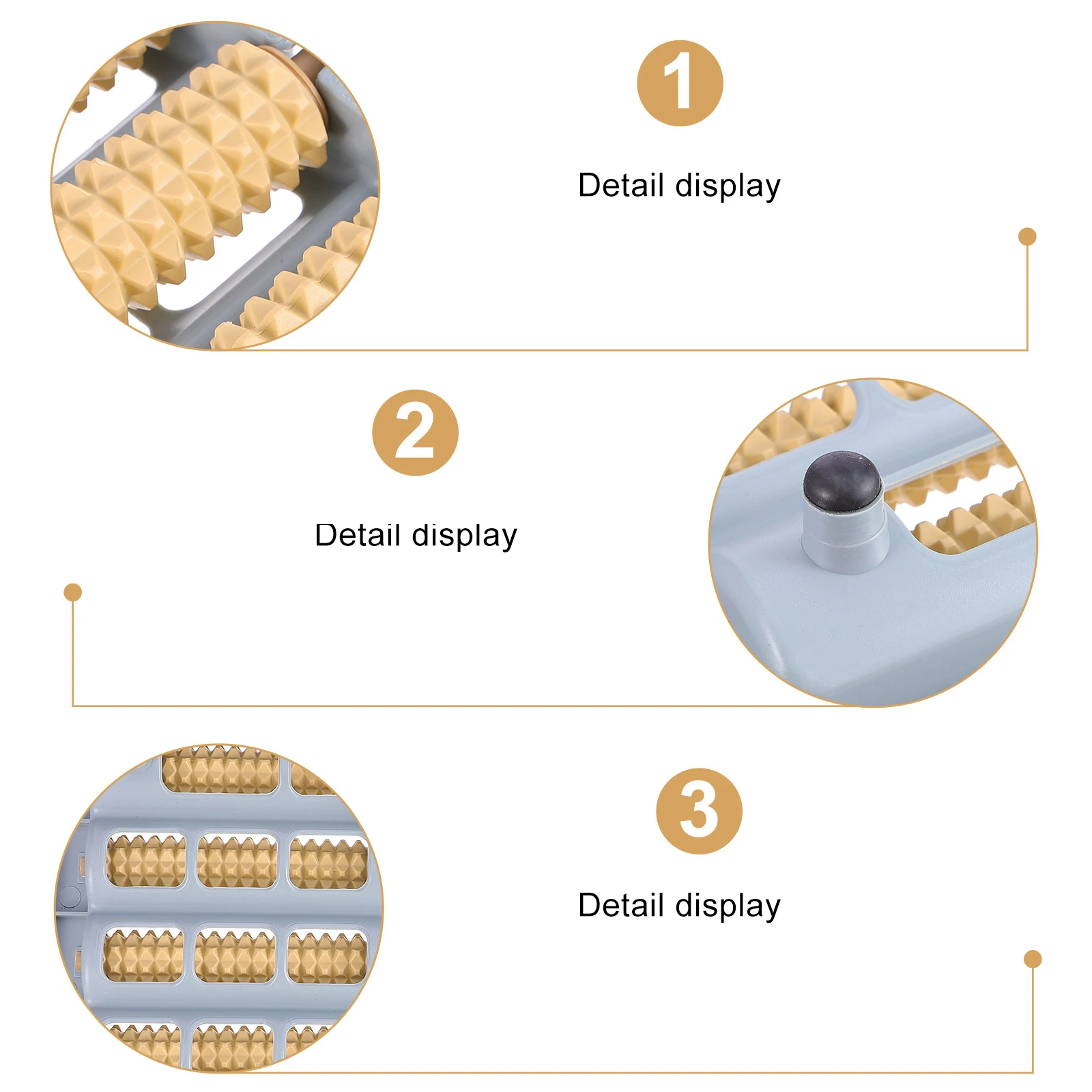 Plastic Foot Massager Roller Pain Relief Tool for Plantar Fasciitis Heel Pain Deep Tissue Blood Circulation Foot Roller
Plastic Foot Massager Roller Pain Relief Tool for Plantar Fasciitis Heel Pain Deep Tissue Blood Circulation Foot Roller