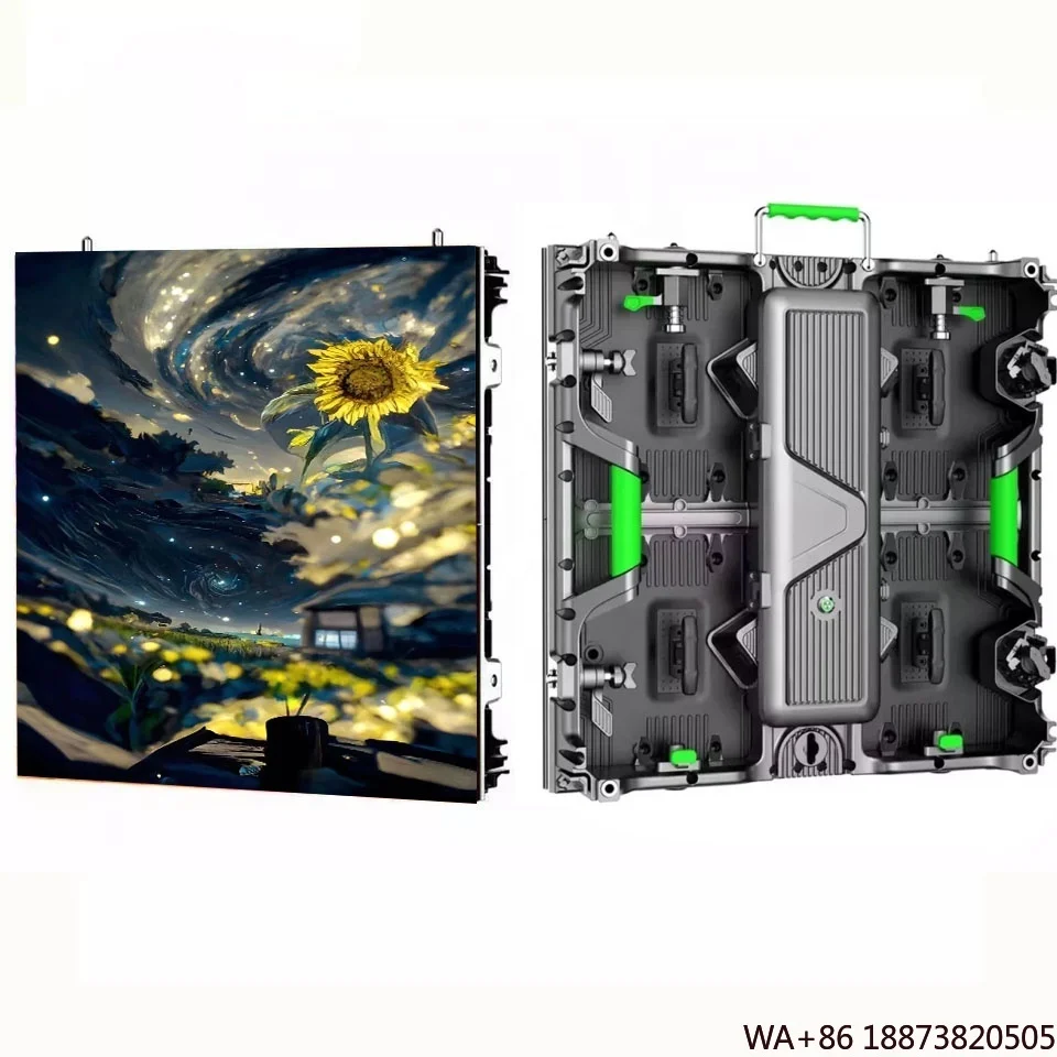 Светодиодный дисплей, горячая распродажа, шкаф для литья под давлением, сцена, мероприятия, знаки, экран, дисплей 640x640 P3.91, аренда на открытом воздухе, видеостенная панель
Светодиодный дисплей, горячая распродажа, шкаф для литья под давлением, сцена, мероприятия, знаки, экран, дисплей 640x640 P3.91, аренда на открытом воздухе, видеостенная панель