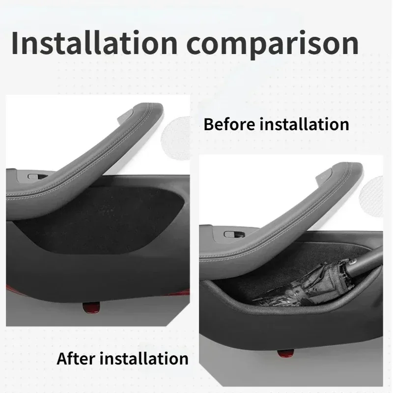 For Tesla Model 3 Highland 2024 Car Door Storage Box TPE Front Rear Door All-inclusive Door Slot Storage Pocket Car Accessories
For Tesla Model 3 Highland 2024 Car Door Storage Box TPE Front Rear Door All-inclusive Door Slot Storage Pocket Car Accessories