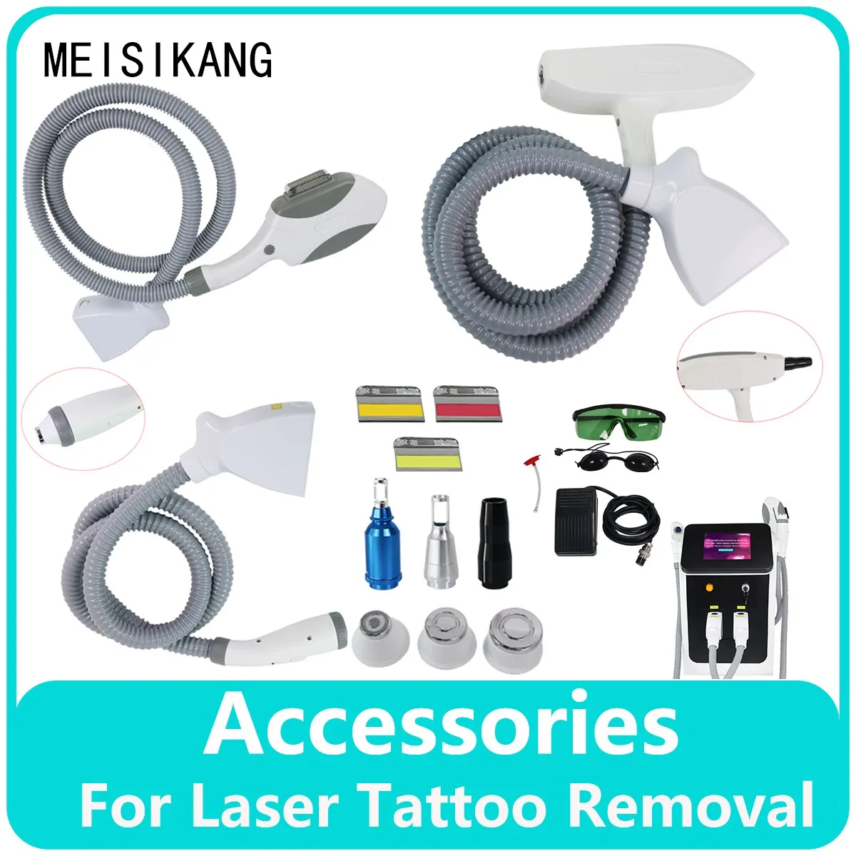 Full accessory kit For IPL+RF+Nd YAG 3 in 1 Laser Tattoo Remove Machine 3 Handles Laser Hair Removal Machine Wrinkle Removal
Full accessory kit For IPL+RF+Nd YAG 3 in 1 Laser Tattoo Remove Machine 3 Handles Laser Hair Removal Machine Wrinkle Removal