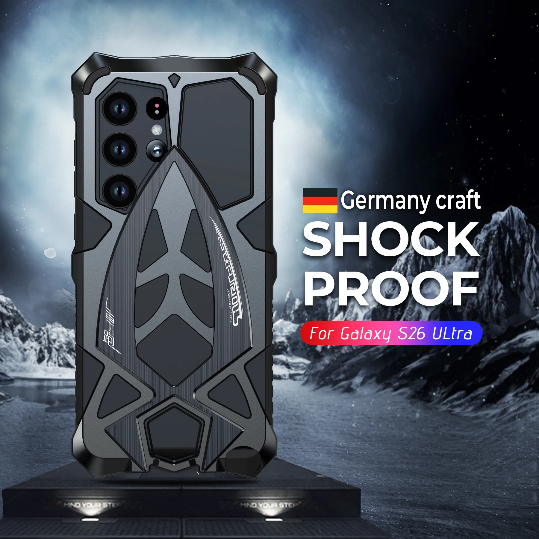 For Samsung Galaxy S26 Ultra Rugged Phone Case Military Grade Shockproof Armor Cover Shell Metal Silicon Fundas
For Samsung Galaxy S26 Ultra Rugged Phone Case Military Grade Shockproof Armor Cover Shell Metal Silicon Fundas