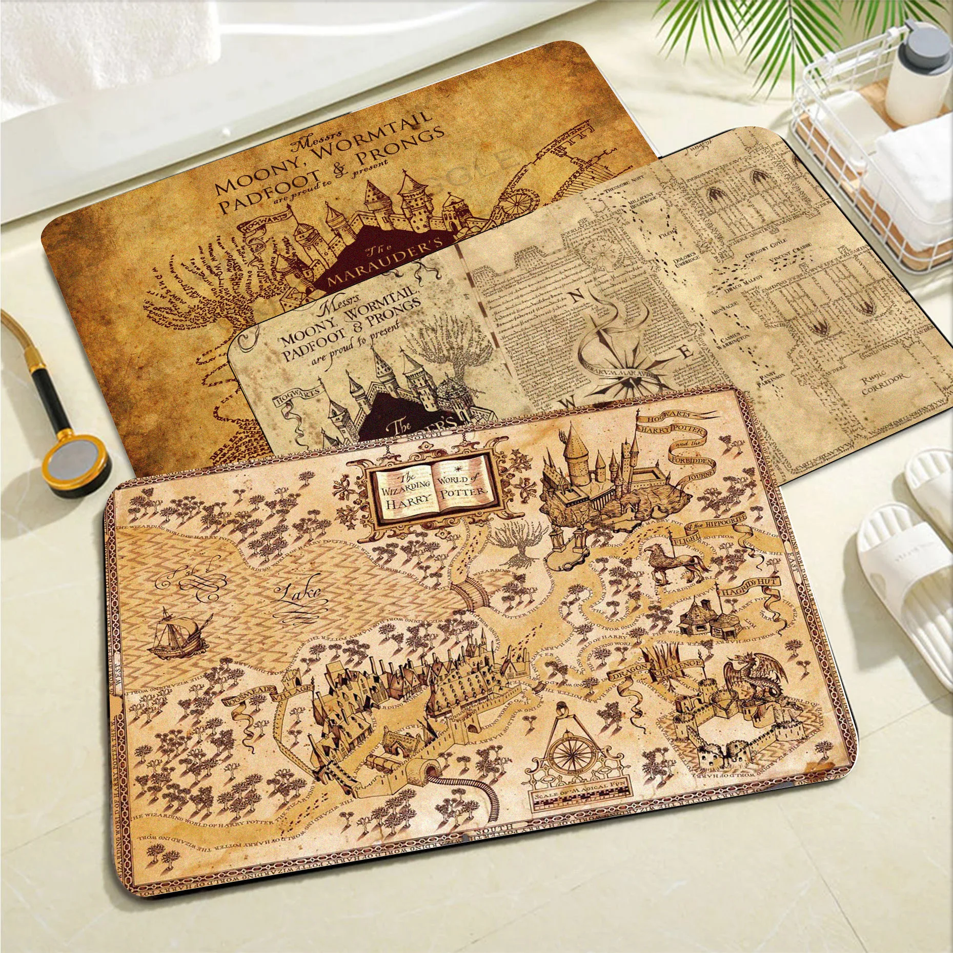 Marauders Map Carpet House Bathroom Decor Bathroom and Toilet Accessories Bath Mat Bathroom Rug Anti-slip Shower Mat Comfort
Marauders Map Carpet House Bathroom Decor Bathroom and Toilet Accessories Bath Mat Bathroom Rug Anti-slip Shower Mat Comfort