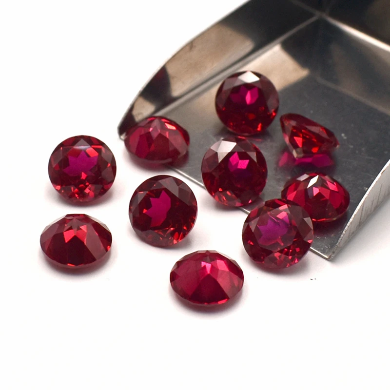 New Premium Ruby Round Faceted Cut UV Test Ruby for Jewelry Making Ring/Pendant/Collection Mohs Hardness Gems
New Premium Ruby Round Faceted Cut UV Test Ruby for Jewelry Making Ring/Pendant/Collection Mohs Hardness Gems