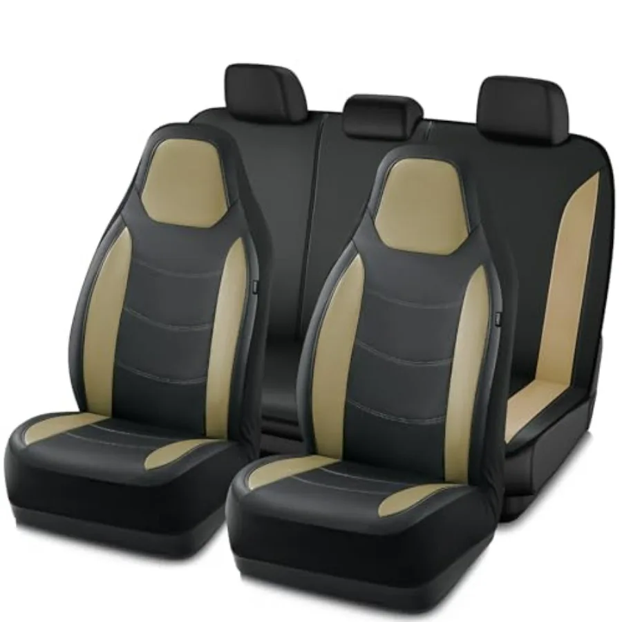 Car Seat Cover Leather Seat Cover Full Set Automotive Interior Seat Cover Universal Fit for Most Cars SUVs Trucks and Vans Airb
Car Seat Cover Leather Seat Cover Full Set Automotive Interior Seat Cover Universal Fit for Most Cars SUVs Trucks and Vans Airb