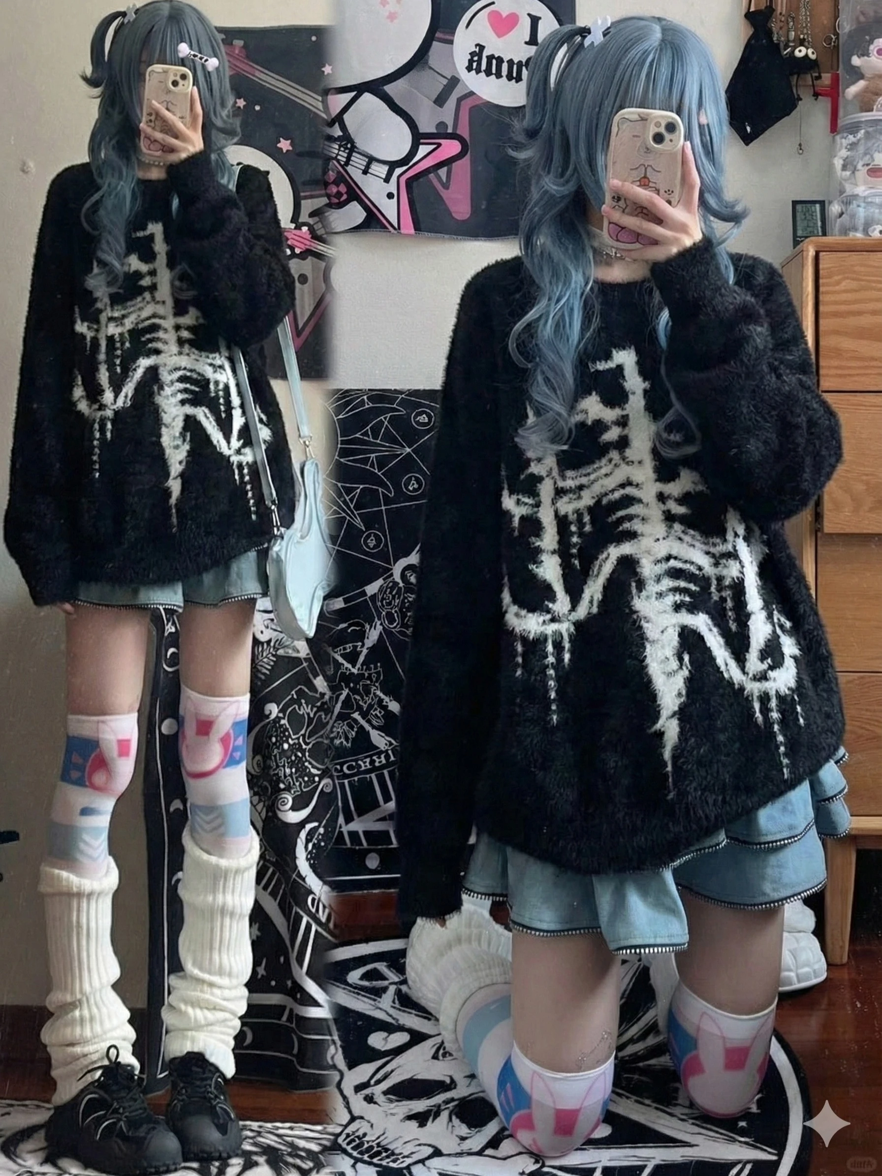 Subculture Punk Style Pullovers Long Sleeve Women Casual Slash Neck Y2K Sweaters American Vintage Slim Fit Girl Clothing Spring
Subculture Punk Style Pullovers Long Sleeve Women Casual Slash Neck Y2K Sweaters American Vintage Slim Fit Girl Clothing Spring