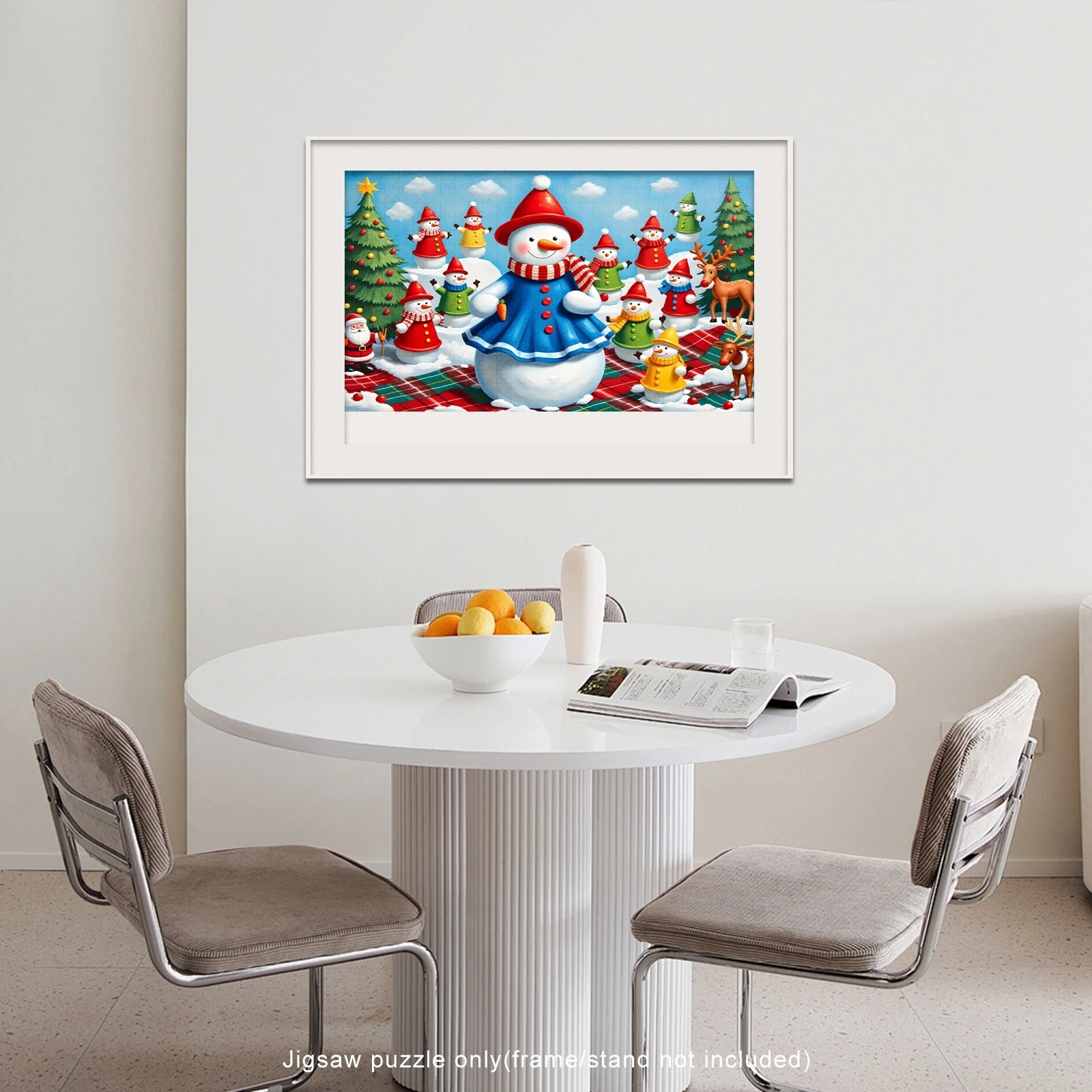 Festive Snowman & Christmas Scene Jigsaw Puzzle Adult Holiday Theme Intellectual Game Home Leisure Decorative Puzzle Toy
Festive Snowman & Christmas Scene Jigsaw Puzzle Adult Holiday Theme Intellectual Game Home Leisure Decorative Puzzle Toy