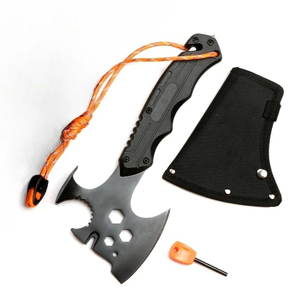 Outdoor Multifunctional Axe Camping Fire Truck Self-defense Axe Garden Felling Practical Tactical Axe
Outdoor Multifunctional Axe Camping Fire Truck Self-defense Axe Garden Felling Practical Tactical Axe