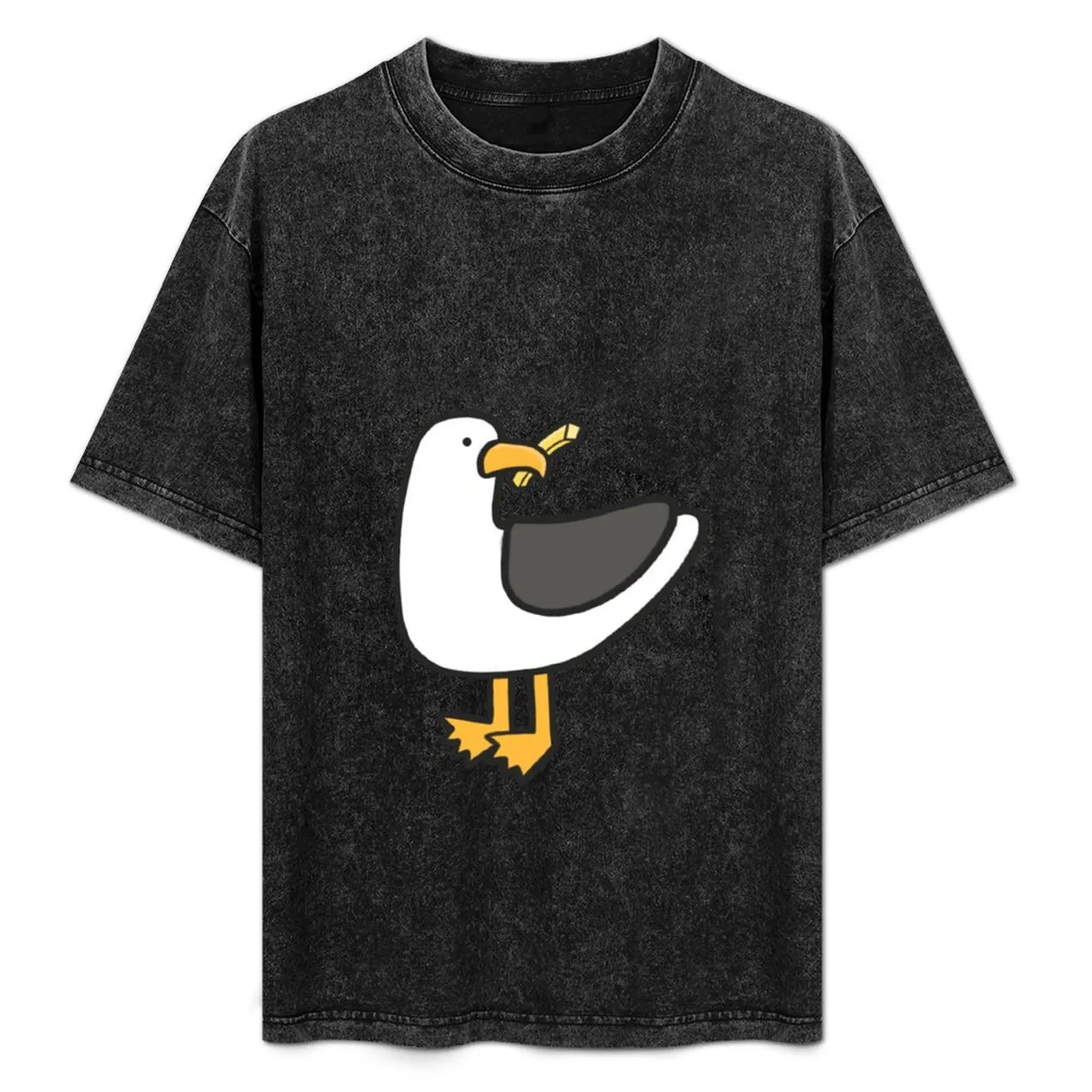 Seagull Stole your Chip T-Shirt graphics Luxury man plus size clothes big and tall t shirts for men
Seagull Stole your Chip T-Shirt graphics Luxury man plus size clothes big and tall t shirts for men