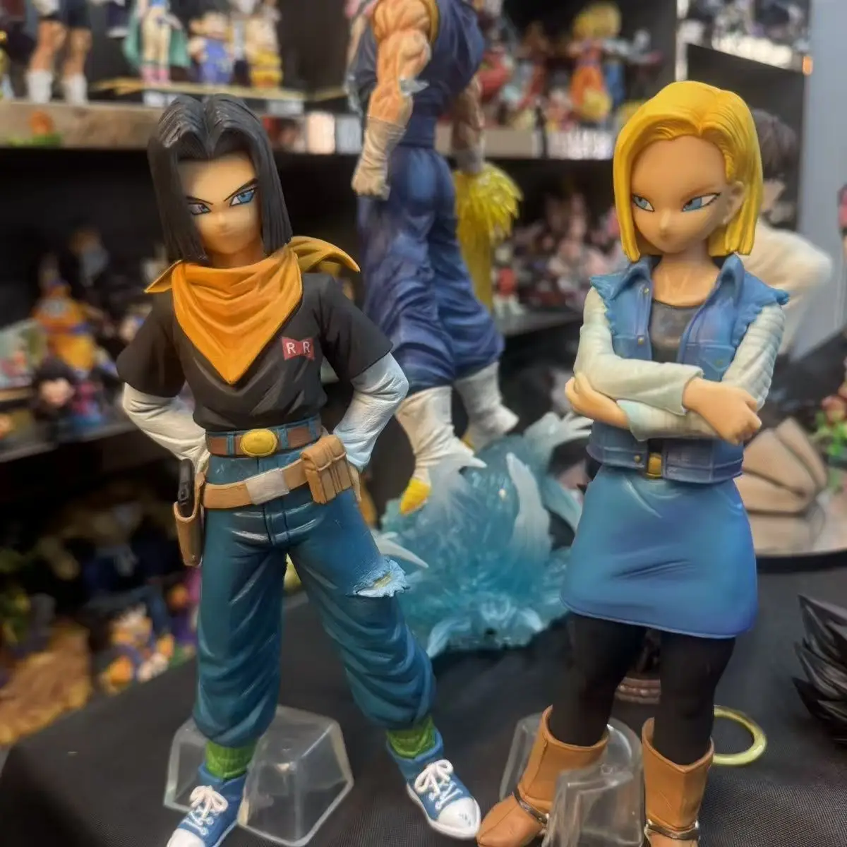 In stock 24CM Anime Dragon Ball Z Android 17 18 Figure Android 18 PVC Action Figures Collection Model Toys for Gifts
In stock 24CM Anime Dragon Ball Z Android 17 18 Figure Android 18 PVC Action Figures Collection Model Toys for Gifts