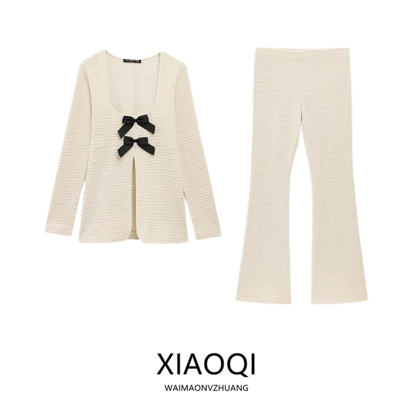 Spring 2025 Women's Faion Long Sve round Ne Top with Knot Texture New Arrival Ele Sle for Younger Women
Spring 2025 Women's Faion Long Sve round Ne Top with Knot Texture New Arrival Ele Sle for Younger Women
