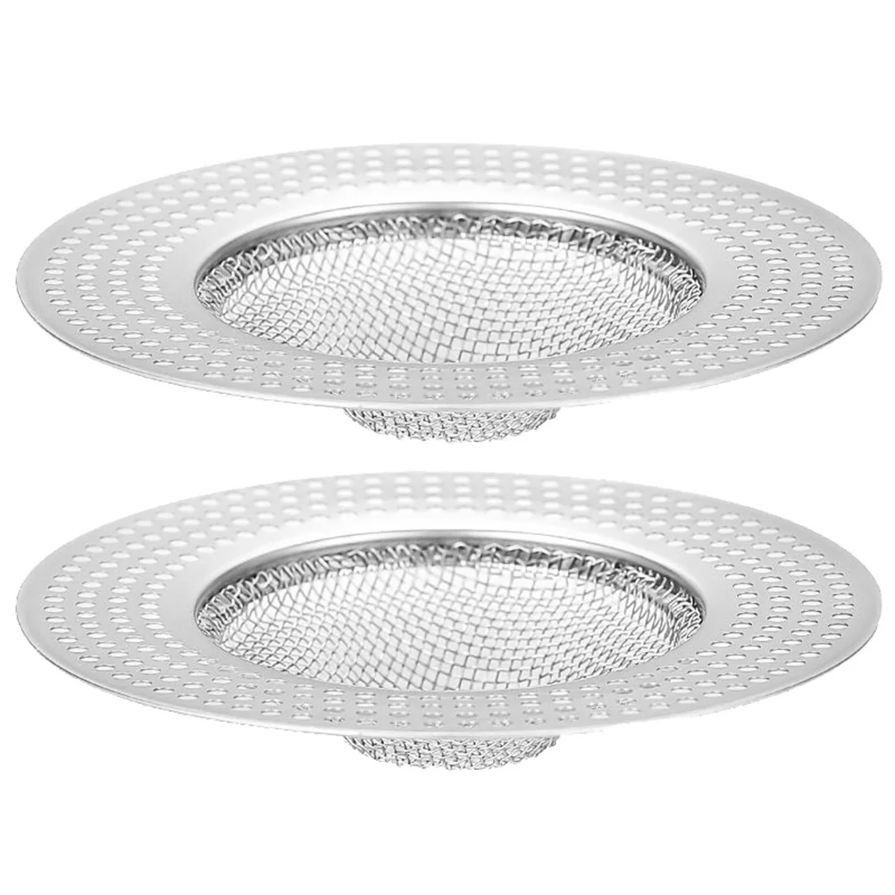 2Pcs Stainless Steel Drain Hair Catchers Raised Design Shower Bathroom Kitchen Sink Strainers Mesh Drain Covers Easy Clean
2Pcs Stainless Steel Drain Hair Catchers Raised Design Shower Bathroom Kitchen Sink Strainers Mesh Drain Covers Easy Clean