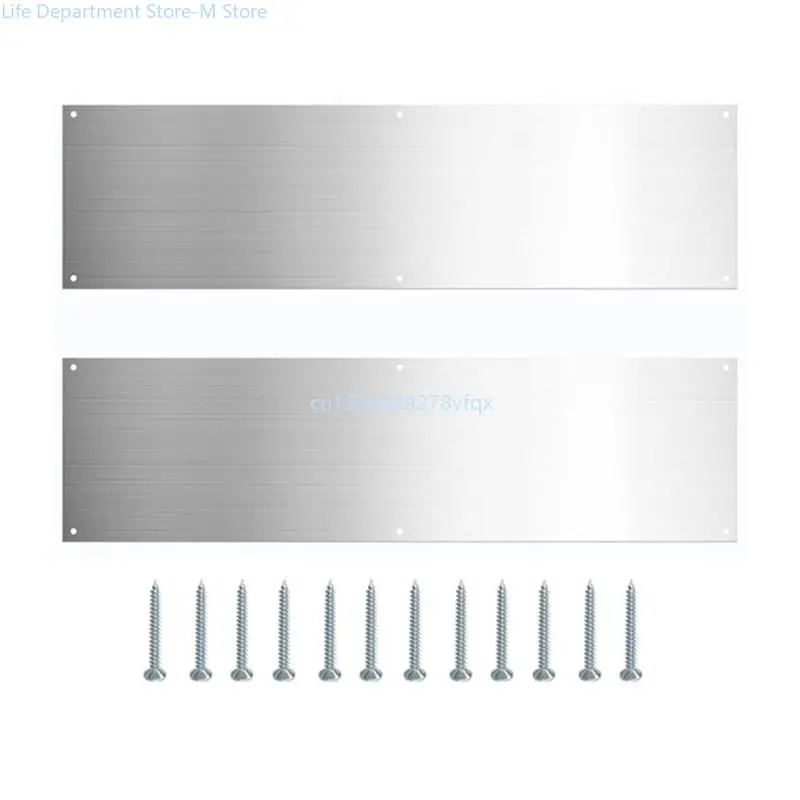 2pcs Door Push Plate Durable Metal Door Plate for Exterior Door Stainless Steel Kicking Plates Enhances Protects Your Door
2pcs Door Push Plate Durable Metal Door Plate for Exterior Door Stainless Steel Kicking Plates Enhances Protects Your Door
