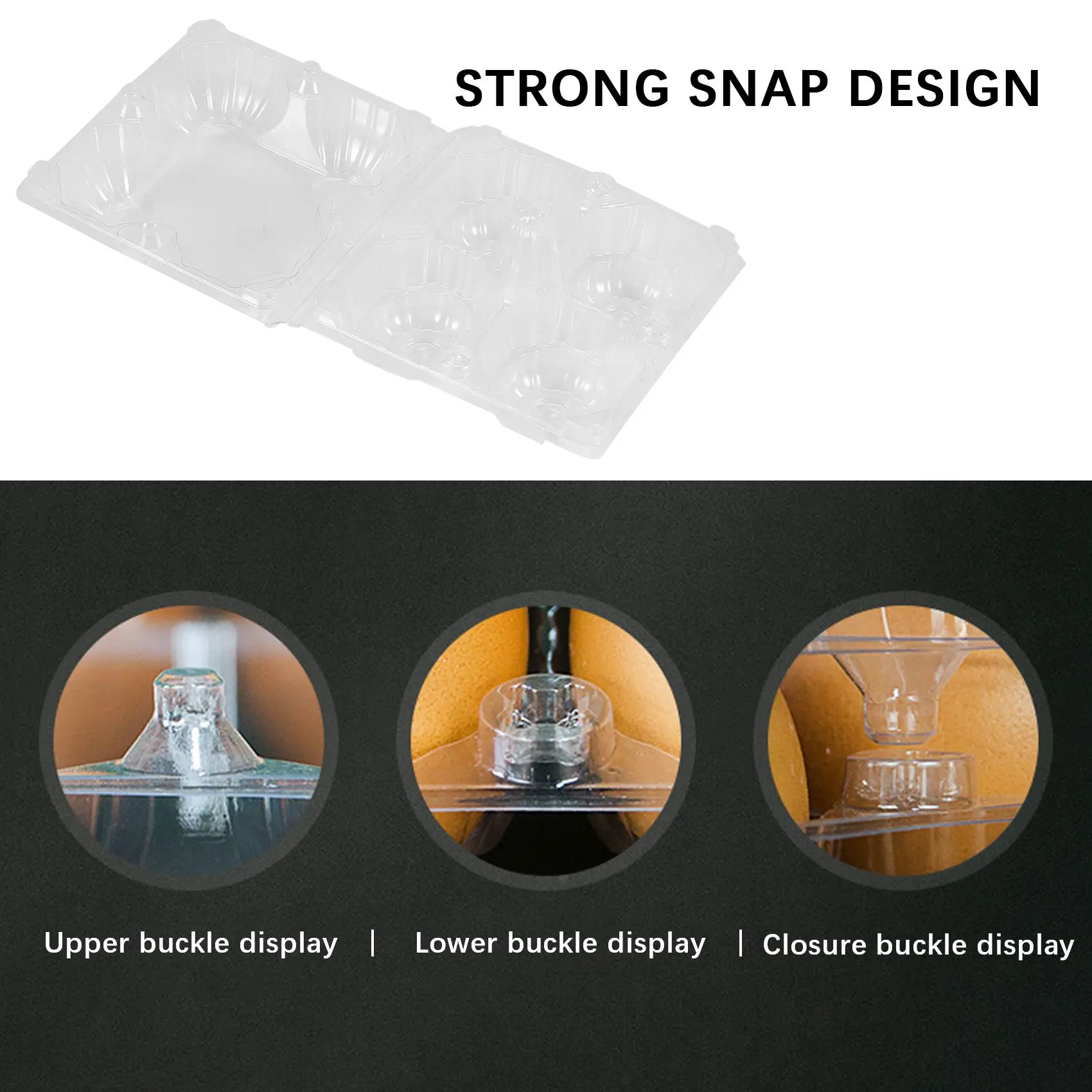 AS94-50Pcs Plastic Egg Cartons Bulk Clear Chicken Egg Tray Holder For Family Pasture Chicken Farm Business Market- 4 Grids
AS94-50Pcs Plastic Egg Cartons Bulk Clear Chicken Egg Tray Holder For Family Pasture Chicken Farm Business Market- 4 Grids