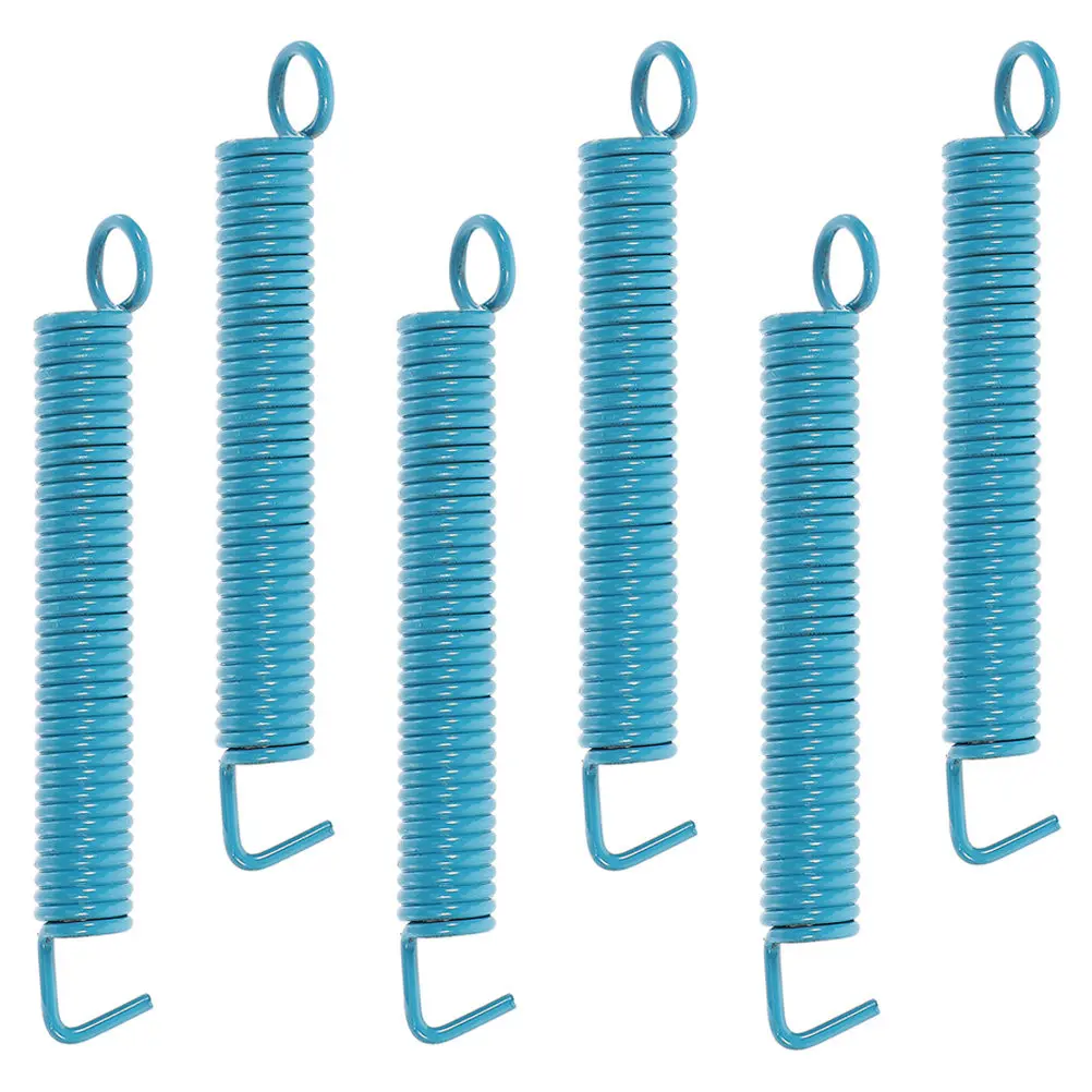 6Pcs Guitar Tremolo Springs High Elasticity Metal Bridge Extension Spring for Electric Guitar Maintenance Accessory