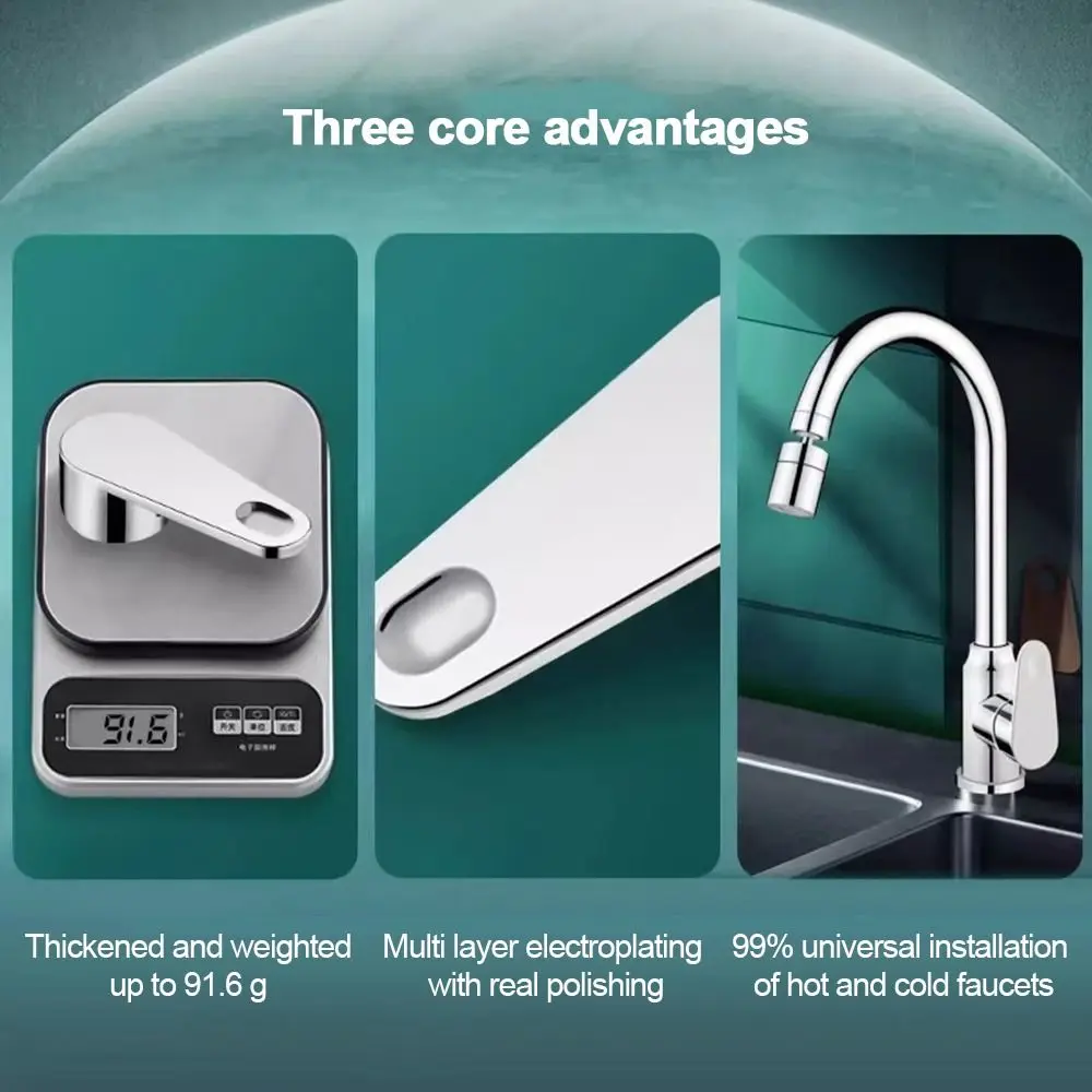 New Universal Faucet Handle Thicken Silver Quick Open Valve Bathroom Accessories
New Universal Faucet Handle Thicken Silver Quick Open Valve Bathroom Accessories