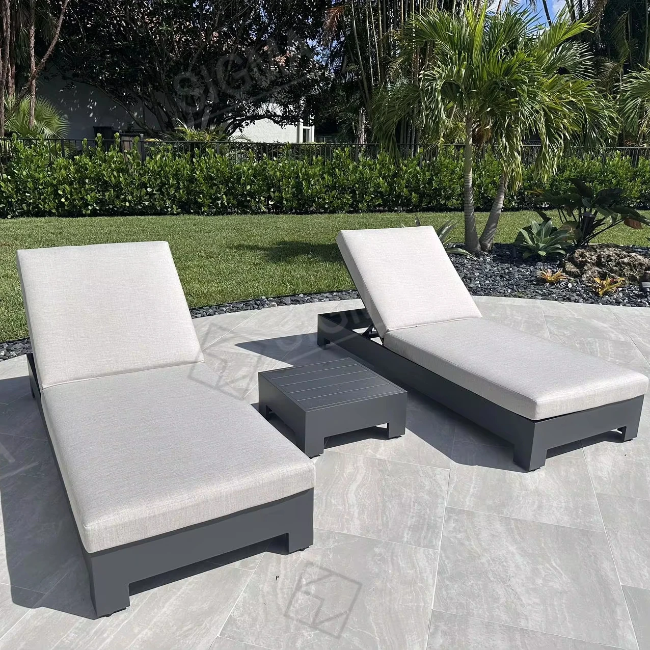 Metal Swimming Pool Chairs Beach Lounge Aluminum Sun Loungers Professional Manufacturer Waterproof 1 Piece Outdoor Furniture
Metal Swimming Pool Chairs Beach Lounge Aluminum Sun Loungers Professional Manufacturer Waterproof 1 Piece Outdoor Furniture