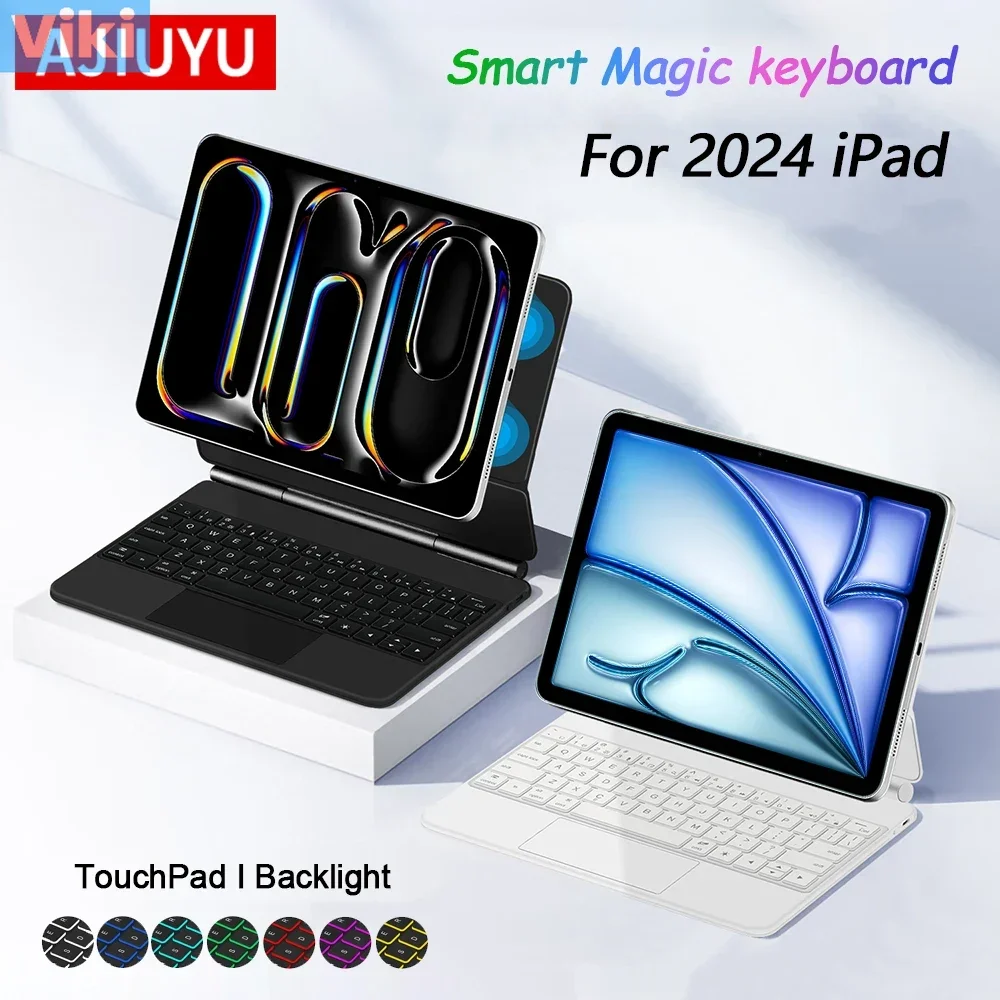 Волшебная клавиатура фолио для нового iPad Pro 13 2024 iPad Pro 11 дюймов (M4) Чехол для iPad Air 11 2024 air 13 (M2) 13 дюймов Магнитный смарт-чехол
Волшебная клавиатура фолио для нового iPad Pro 13 2024 iPad Pro 11 дюймов (M4) Чехол для iPad Air 11 2024 air 13 (M2) 13 дюймов Магнитный смарт-чехол