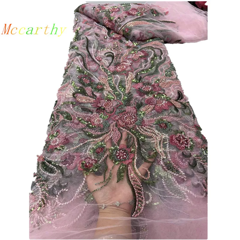Mccarthy Super Top Lace Fabric for Paty Dress Luxury Embroidery Beads Net Lace Luxury Sequins Wedding Party Dress
Mccarthy Super Top Lace Fabric for Paty Dress Luxury Embroidery Beads Net Lace Luxury Sequins Wedding Party Dress