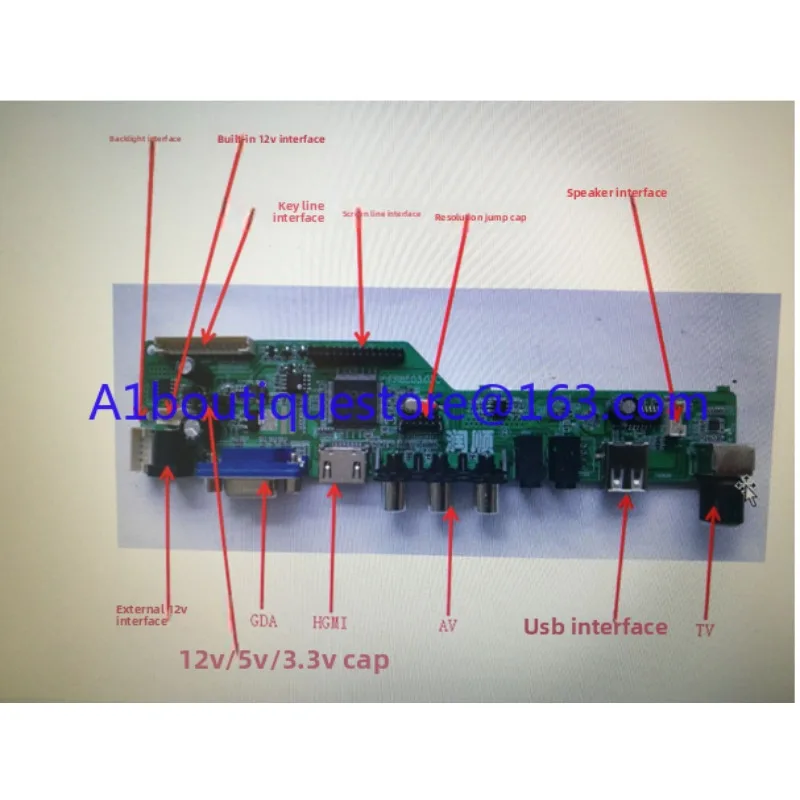Universal Universal TV Motherboard LCD Universal Motherboard No-burn LCD Screen 8503 No-burn TV Motherboard
Universal Universal TV Motherboard LCD Universal Motherboard No-burn LCD Screen 8503 No-burn TV Motherboard