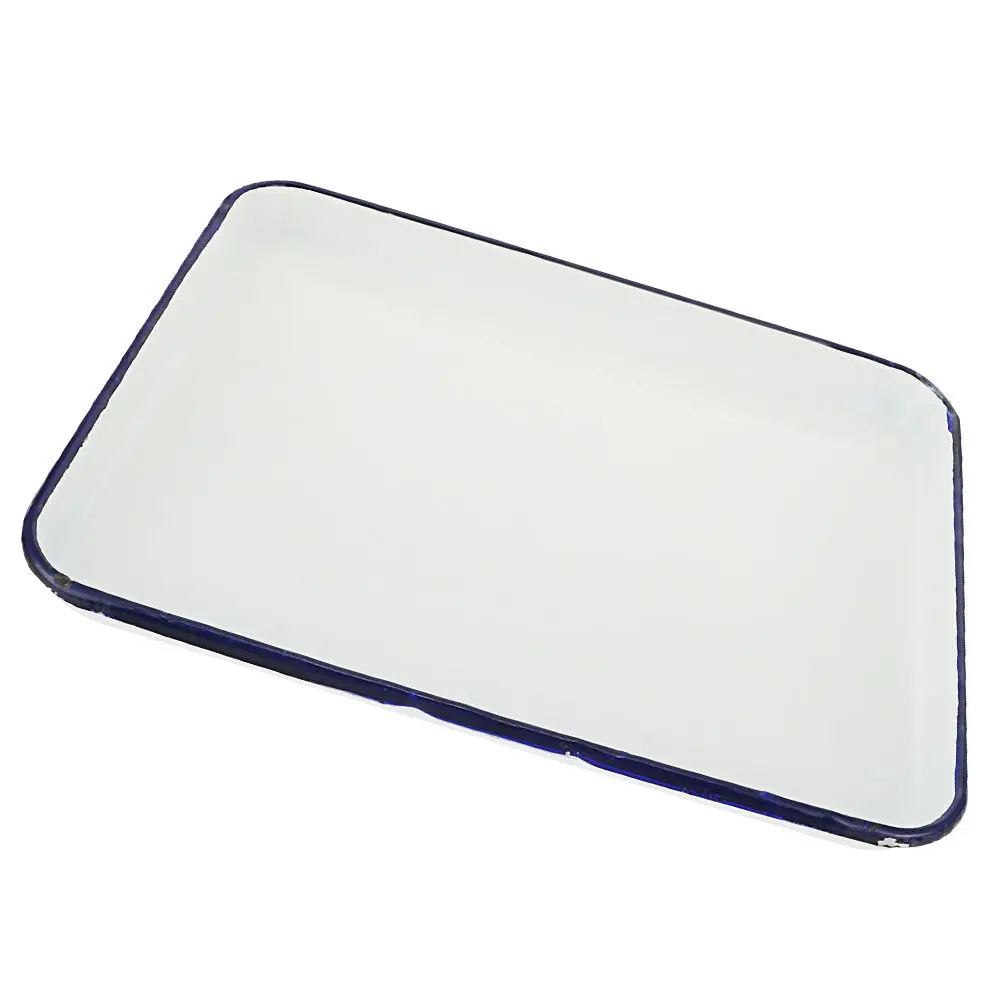 Laboratory Enamel Tray Heavy Duty Smooth Easy Clean Large Capacity Rectangular Enamelware Pan for Experiment Tools Storage
Laboratory Enamel Tray Heavy Duty Smooth Easy Clean Large Capacity Rectangular Enamelware Pan for Experiment Tools Storage
