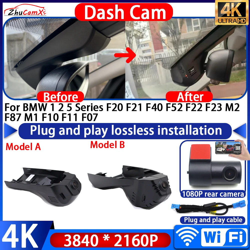 4K UHD Plug And Play Video Recorder Night Wifi DVR Dash Cam for BMW 1 2 5 Series F20 F21 F40 F52 F22 F23 M2 F87 M1 F10 F11 F07
4K UHD Plug And Play Video Recorder Night Wifi DVR Dash Cam for BMW 1 2 5 Series F20 F21 F40 F52 F22 F23 M2 F87 M1 F10 F11 F07