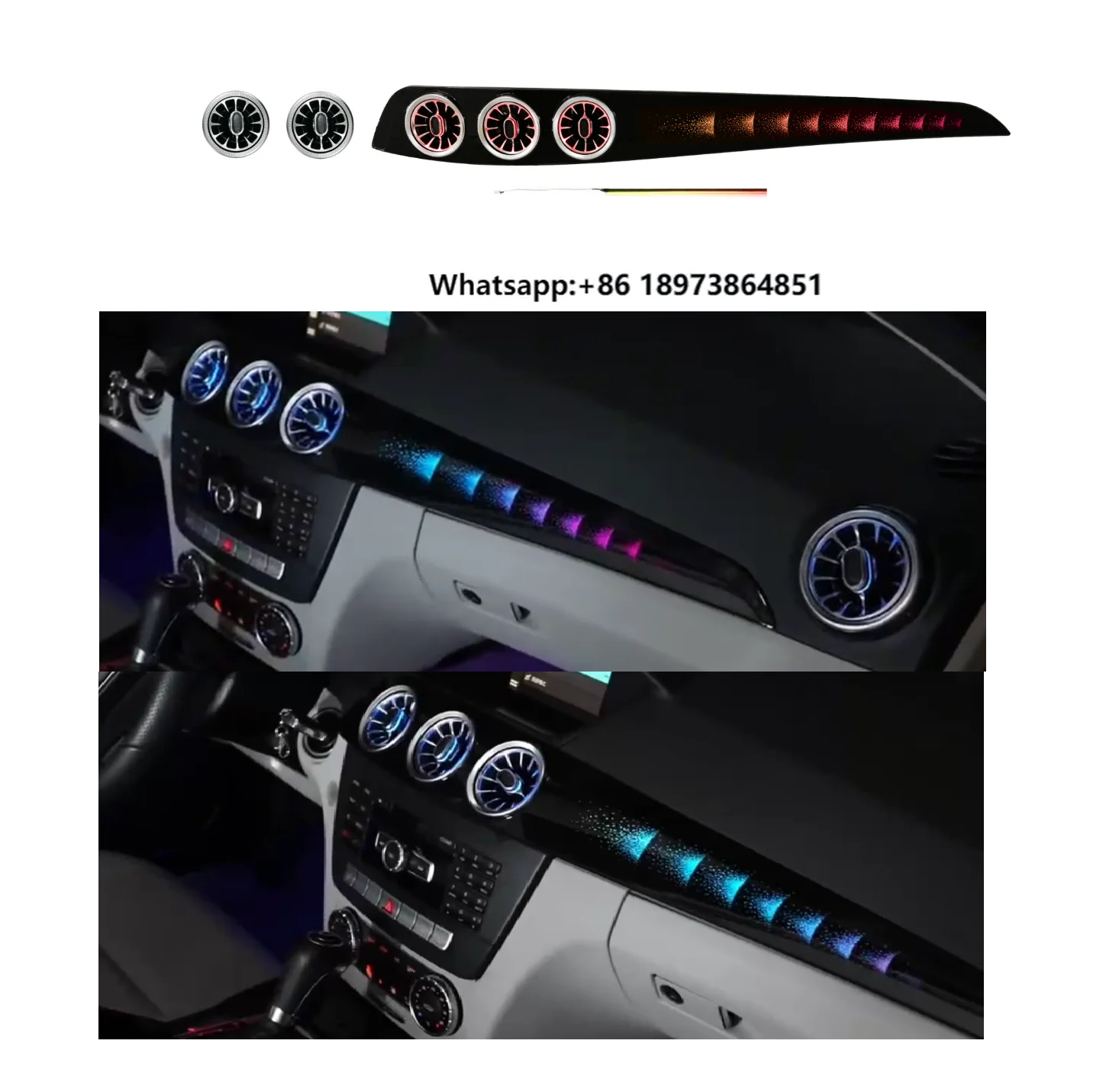 UPsztec Car LED Ambient Light for C W204 2010-2014 Turbine Air Outlet Trim Panel
UPsztec Car LED Ambient Light for C W204 2010-2014 Turbine Air Outlet Trim Panel