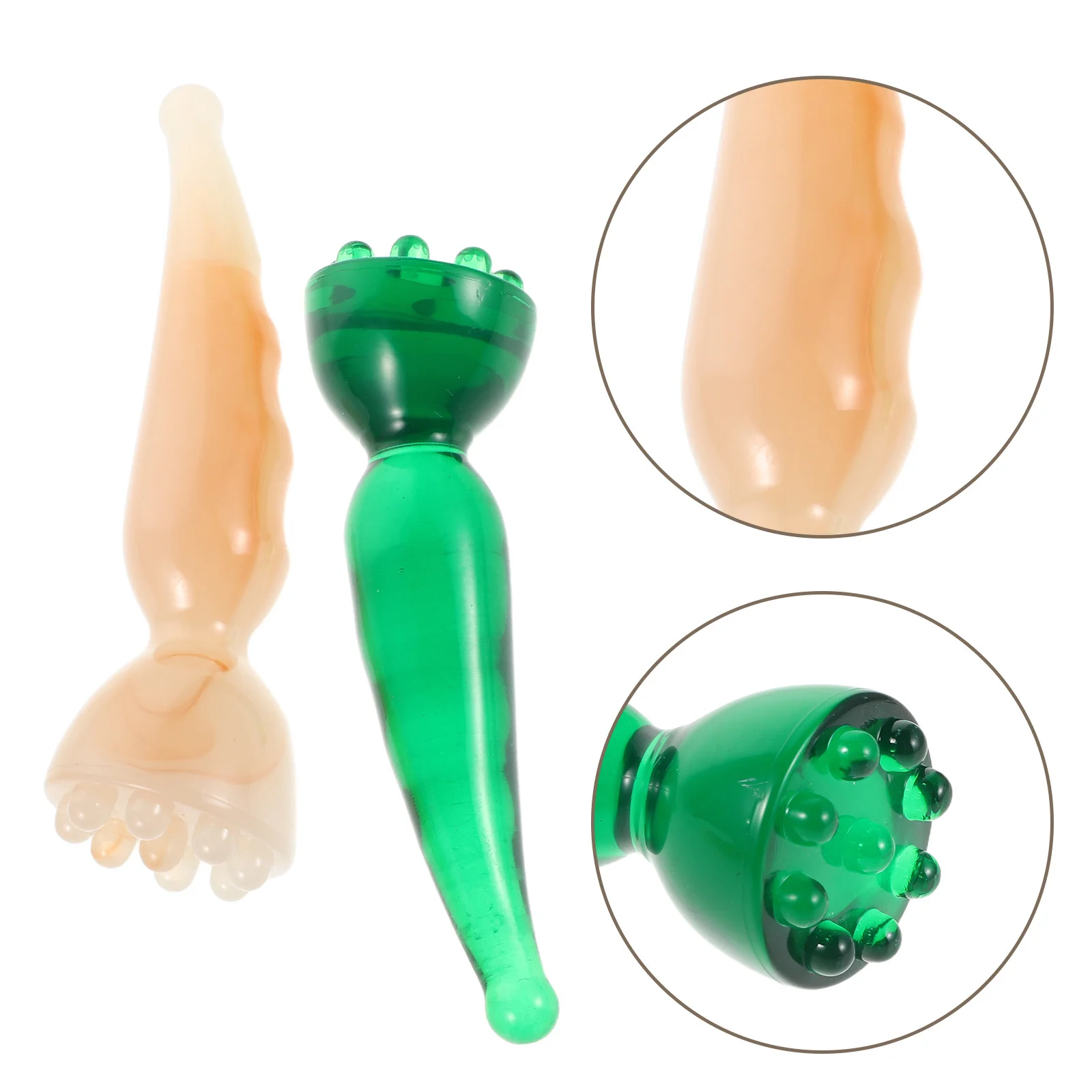 2Pcs Resin Thai Massage Pen Portable Trigger Point Relief for Face Eyes Scalp Deep Tissue Muscle Relaxation Scalp Massage Tool
2Pcs Resin Thai Massage Pen Portable Trigger Point Relief for Face Eyes Scalp Deep Tissue Muscle Relaxation Scalp Massage Tool