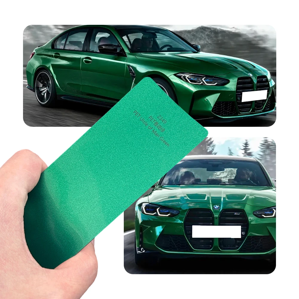 PET Isle of Man Green Full Car Wrap Vinyl PVC PET Auto Body Sticker Color Changing Film Roll Paint Protection 1.52X18M
PET Isle of Man Green Full Car Wrap Vinyl PVC PET Auto Body Sticker Color Changing Film Roll Paint Protection 1.52X18M