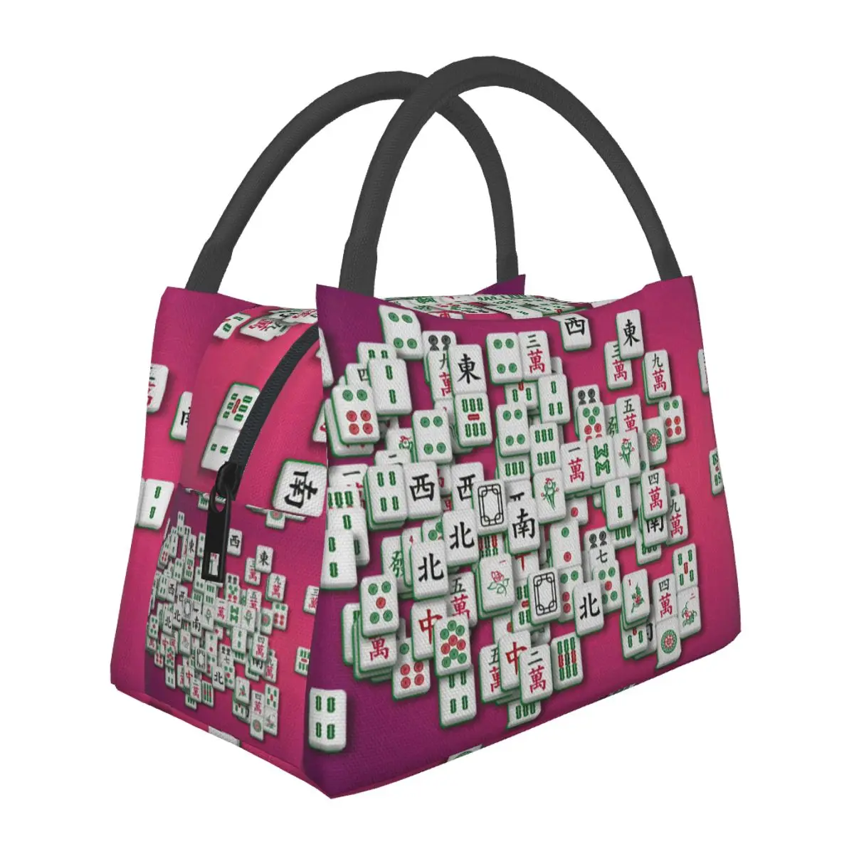 Mahjong Tile Pattern Insulated Lunch Bag for School Bento Storage Food Boxes Portable Container Cooler Thermal Lunch Box Tote
Mahjong Tile Pattern Insulated Lunch Bag for School Bento Storage Food Boxes Portable Container Cooler Thermal Lunch Box Tote