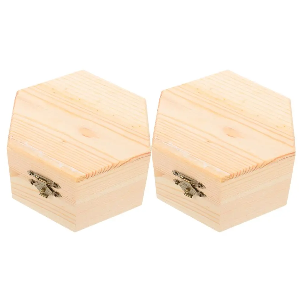2 Pcs Unpainted Pine Storage Container Diy Small Wooden Wooden Jewelry Craft Ring Holder Trinket Small Box
2 Pcs Unpainted Pine Storage Container Diy Small Wooden Wooden Jewelry Craft Ring Holder Trinket Small Box