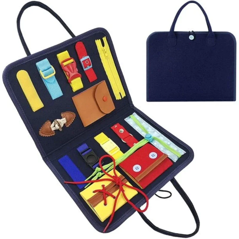 Sensory Play Board Busy Board Montessori Leaning Toys For Toddlers Foldable Sensory Toy Toddler Activity Board-Educational Learn
Sensory Play Board Busy Board Montessori Leaning Toys For Toddlers Foldable Sensory Toy Toddler Activity Board-Educational Learn