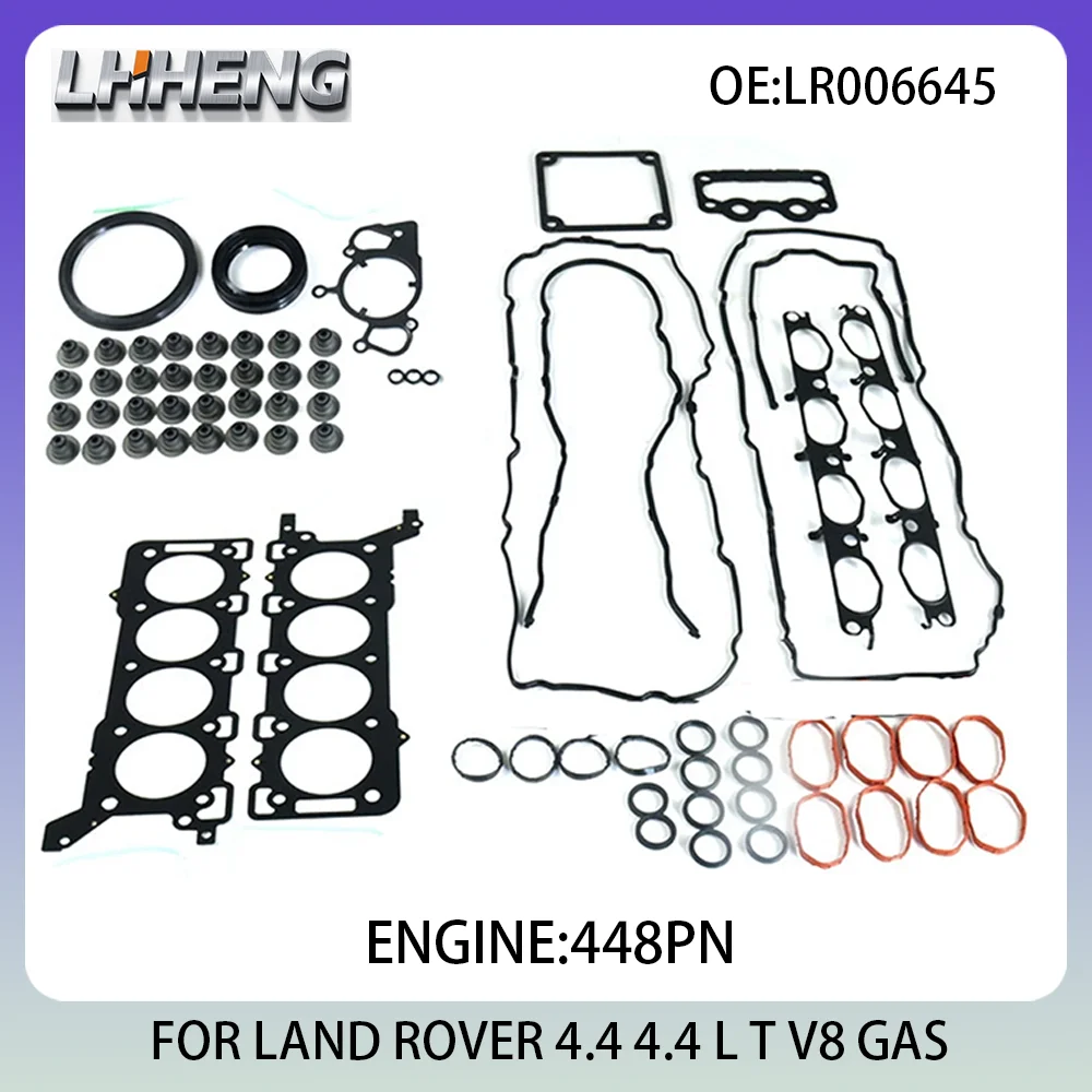 Engine Full Overhaul Gasket Kit Rebuild Set For LAND ROVER DISCOVERY RANGE ROVER LR006645 4.4L 4.4 L T V8 GAS 2002-2013 448PN 
Engine Full Overhaul Gasket Kit Rebuild Set For LAND ROVER DISCOVERY RANGE ROVER LR006645 4.4L 4.4 L T V8 GAS 2002-2013 448PN