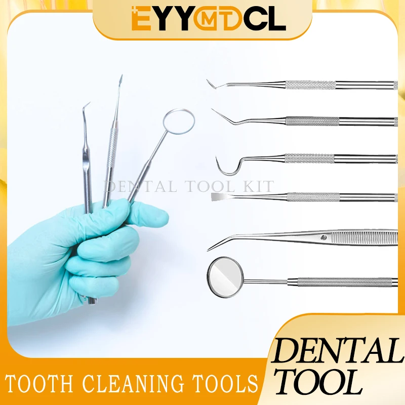 Dental Mirror Stomatoscope Oral Teeth Cleaning Tool Kit Scraper Stainless Steel Clean Calculus Tartar Dental Instruments
Dental Mirror Stomatoscope Oral Teeth Cleaning Tool Kit Scraper Stainless Steel Clean Calculus Tartar Dental Instruments