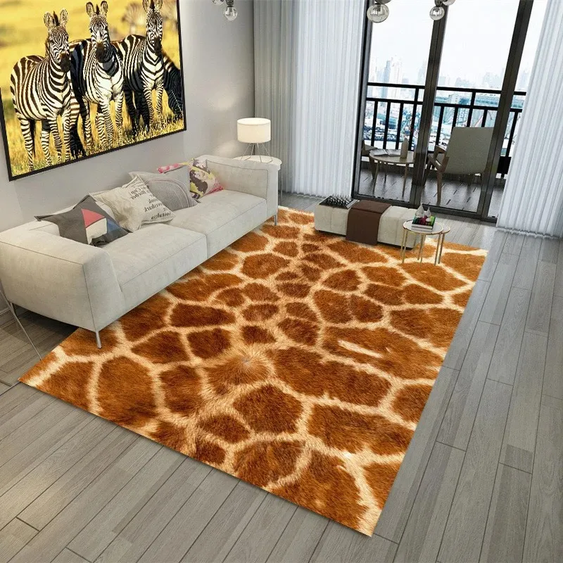 VIKAMA Animal Print Loop-Pile Rug - Large Bedroom & Living Room Carpet, Durable Stain-Resistant Non-Slip Floor Decor
VIKAMA Animal Print Loop-Pile Rug - Large Bedroom & Living Room Carpet, Durable Stain-Resistant Non-Slip Floor Decor