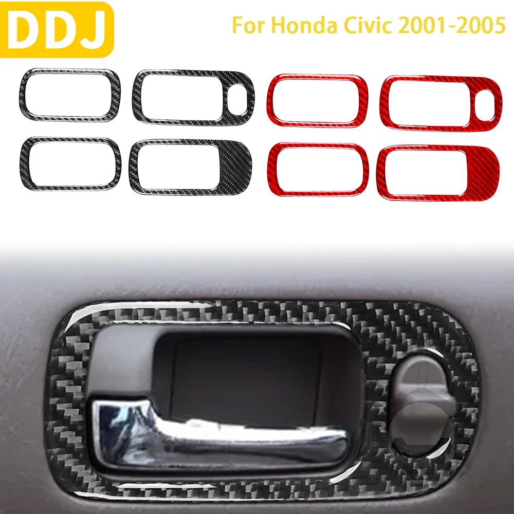For Honda Civic 2001 2002 2003 2004 2005 Accessories Carbon Fiber Car Interior Inner Door Handle Frame Trim Sticker Decoration
For Honda Civic 2001 2002 2003 2004 2005 Accessories Carbon Fiber Car Interior Inner Door Handle Frame Trim Sticker Decoration