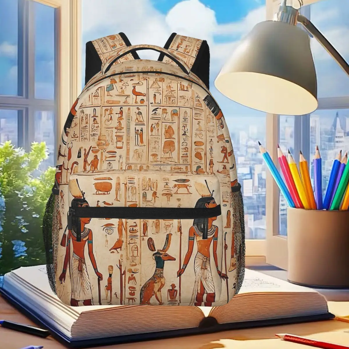 Фреска Древнего Египта, египетская мифология, рюкзак для студентов, сумка для книг для мальчиков и девочек, детская школьная сумка, компьютерные сумки на плечо для мужчин и женщин
Фреска Древнего Египта, египетская мифология, рюкзак для студентов, сумка для книг для мальчиков и девочек, детская школьная сумка, компьютерные сумки на плечо для мужчин и женщин