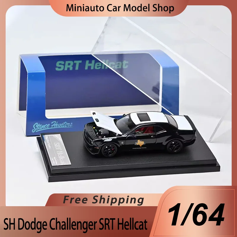 New Stance Hunters 1:64 Dodge Challenger Srt Hellcat Texas State Trooper Livery American Muscle Police Car Alloy Model Toy Gift
New Stance Hunters 1:64 Dodge Challenger Srt Hellcat Texas State Trooper Livery American Muscle Police Car Alloy Model Toy Gift